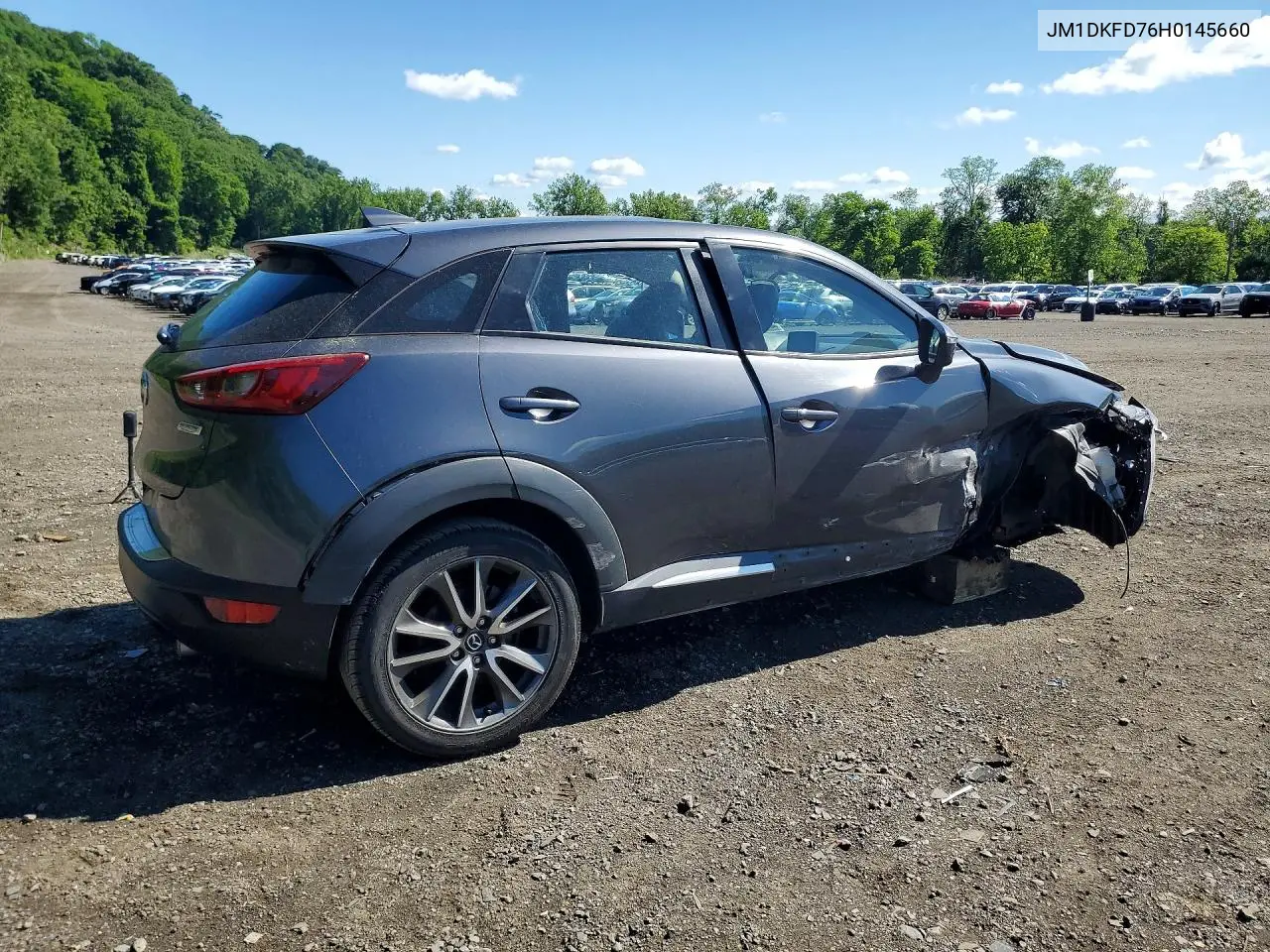 2017 Mazd Cx-3 VIN: JM1DKFD76H0145660 Lot: 55431326