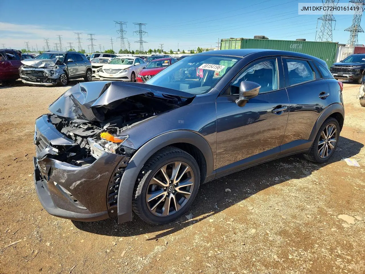 2017 Mazda Cx-3 Touring VIN: JM1DKFC72H0161419 Lot: 58154196