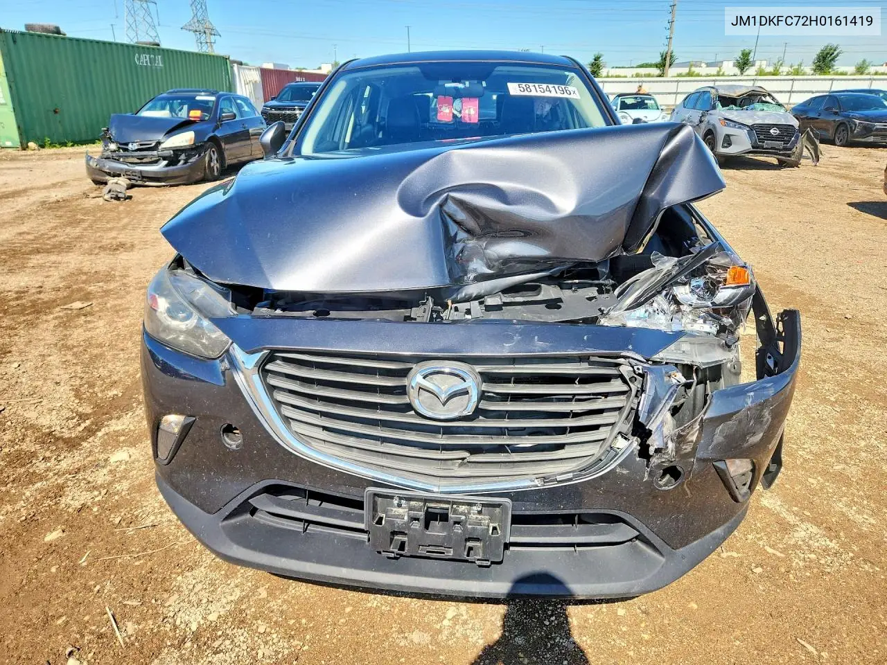 2017 Mazda Cx-3 Touring VIN: JM1DKFC72H0161419 Lot: 58154196