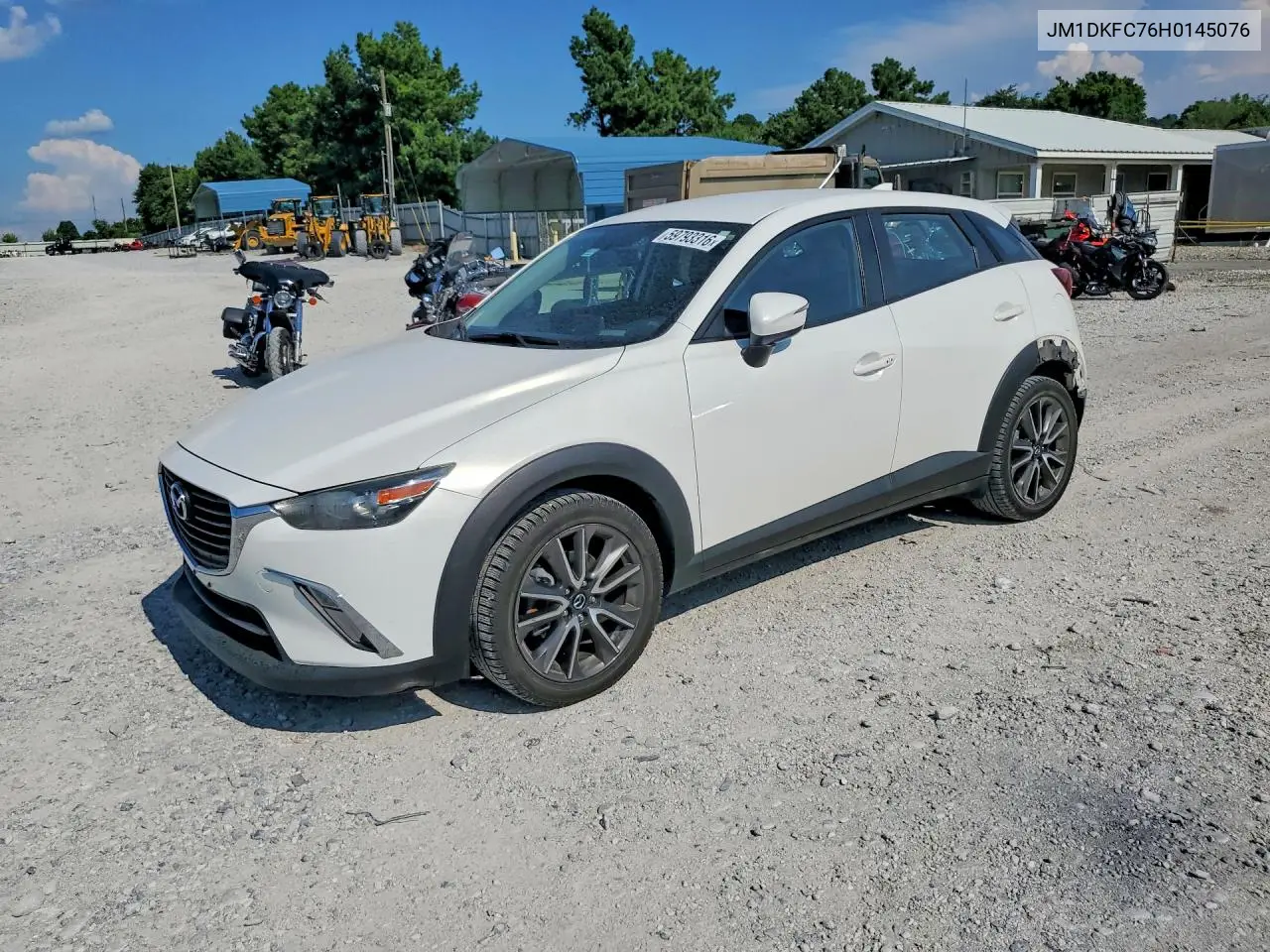 2017 Mazda Cx3 VIN: JM1DKFC76H0145076 Lot: 59793316