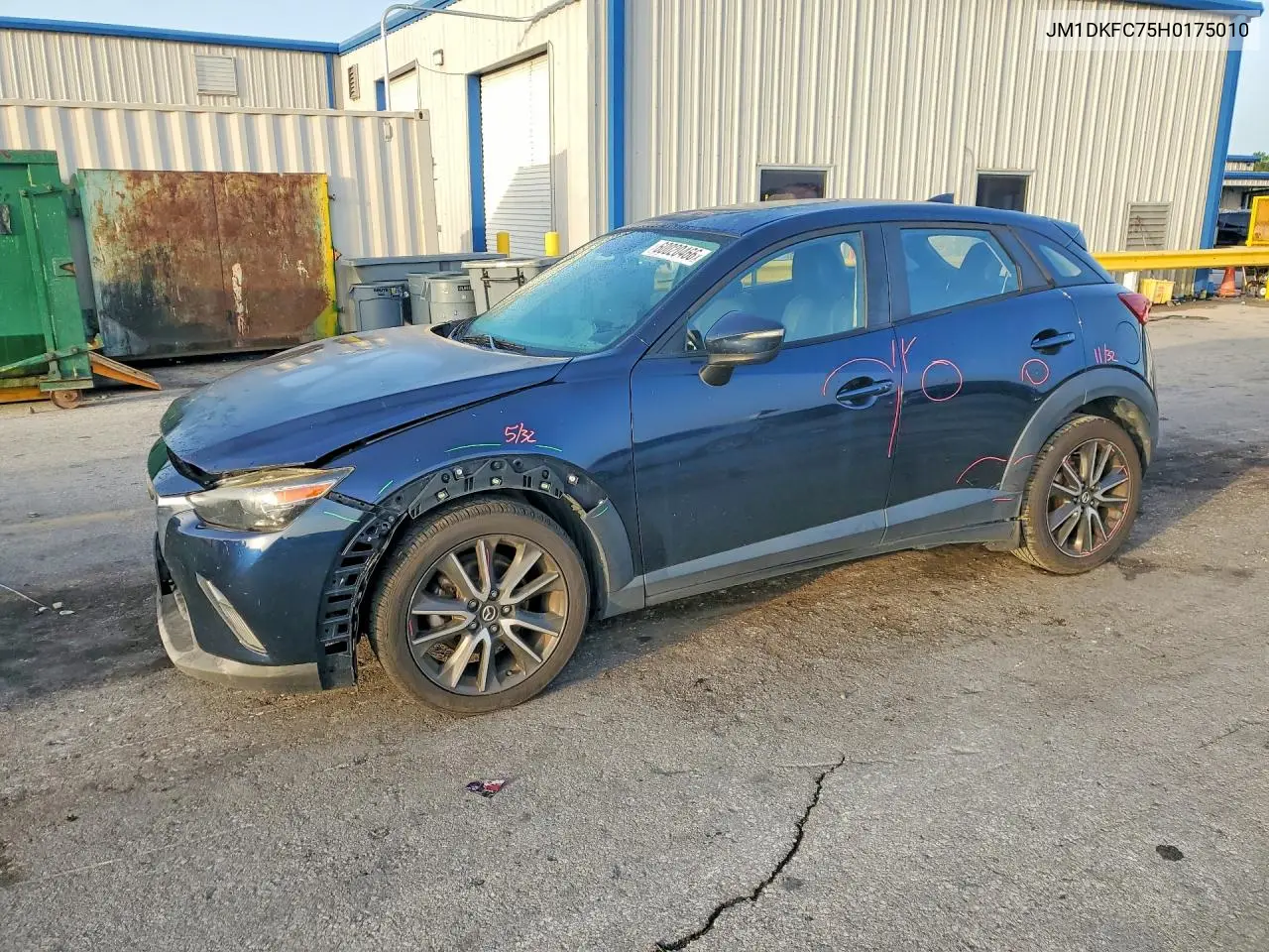 2017 Mazda Cx-3 Touring VIN: JM1DKFC75H0175010 Lot: 60020466