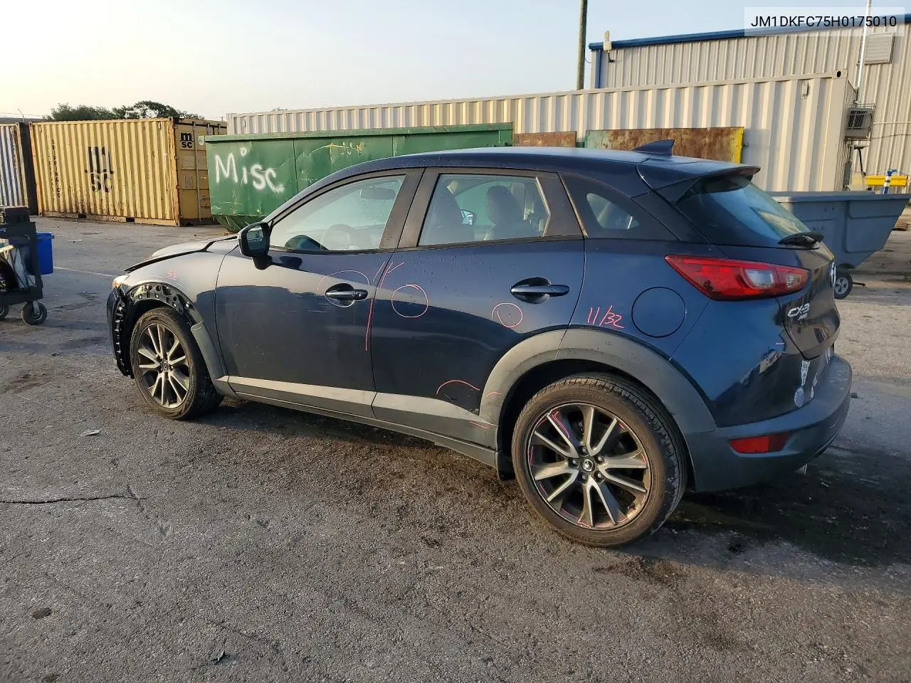 2017 Mazda Cx-3 Touring VIN: JM1DKFC75H0175010 Lot: 60020466