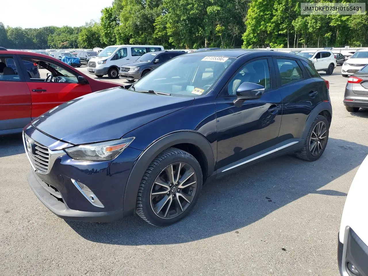 2017 Mazda Cx-3 Grand Touring VIN: JM1DKFD73H0165431 Lot: 61185386