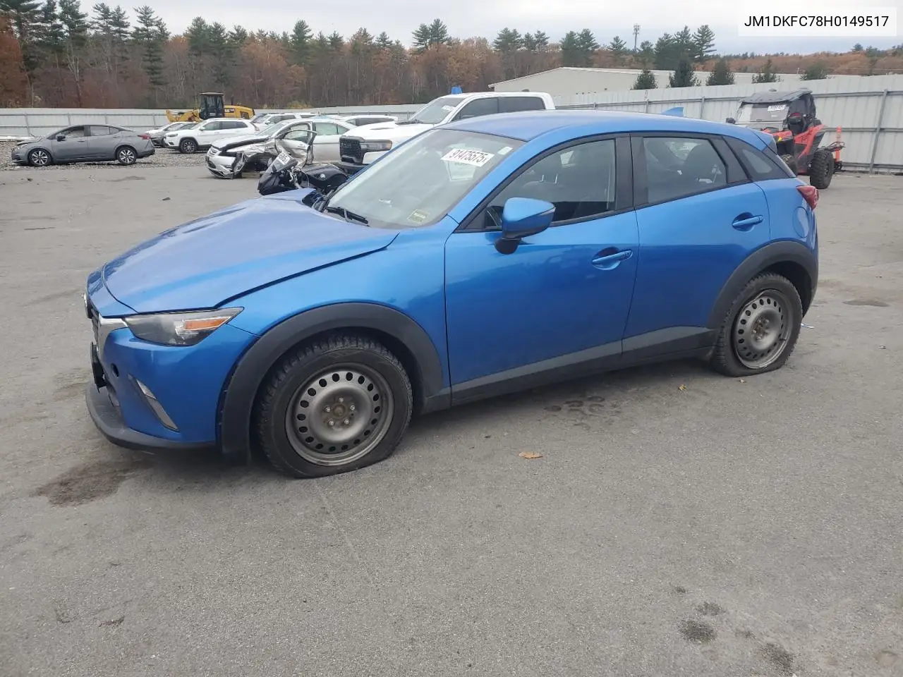 JM1DKFC78H0149517 2017 Mazda Cx-3 Touring