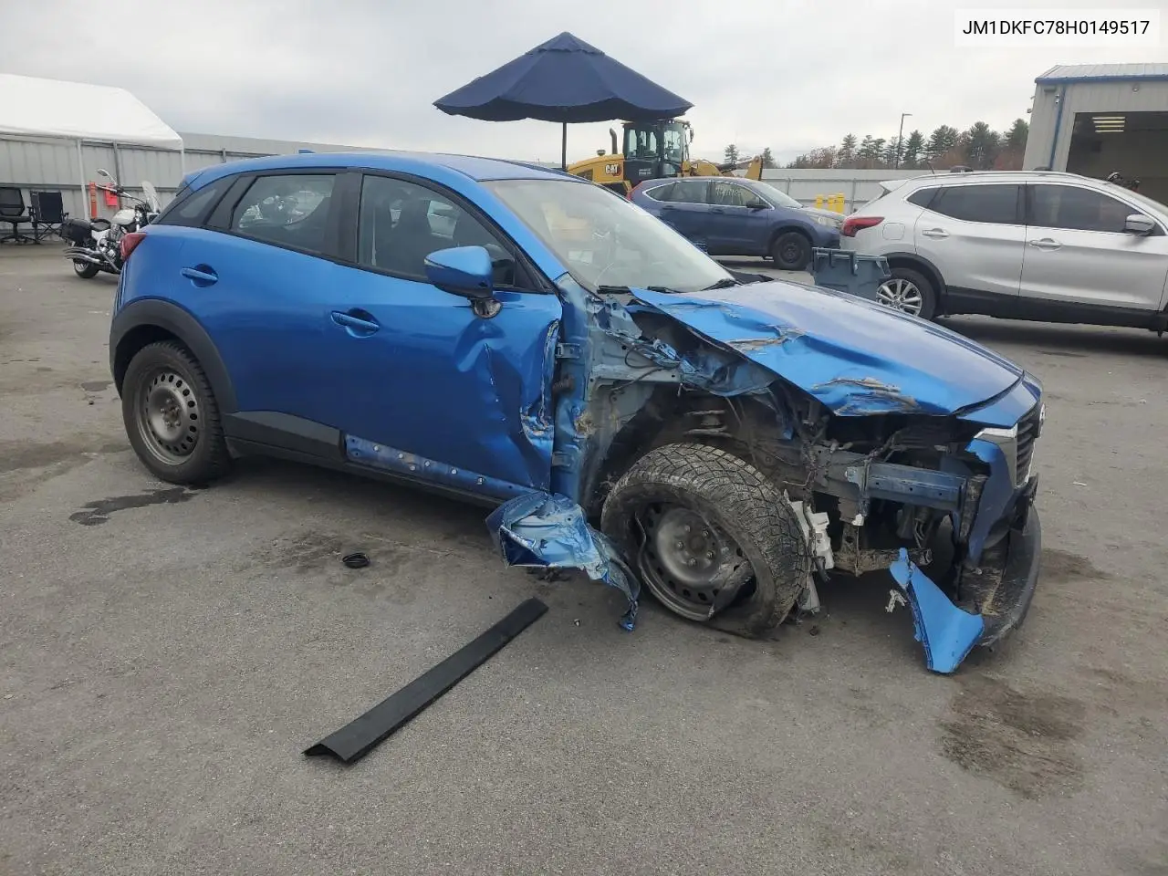JM1DKFC78H0149517 2017 Mazda Cx-3 Touring