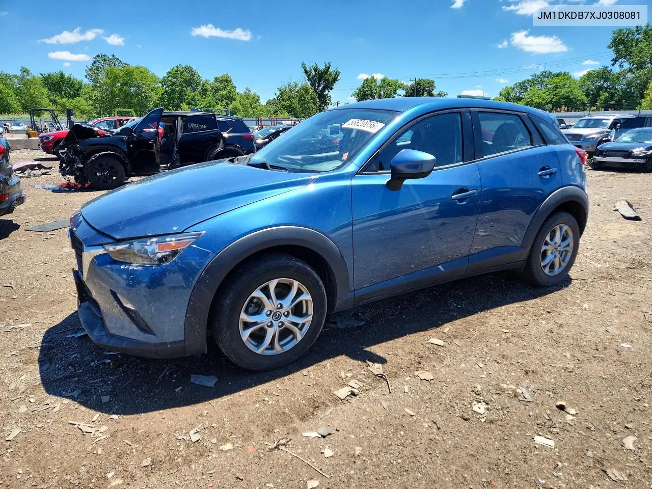 2018 Mazda Cx-3 Sport VIN: JM1DKDB7XJ0308081 Lot: 56620056