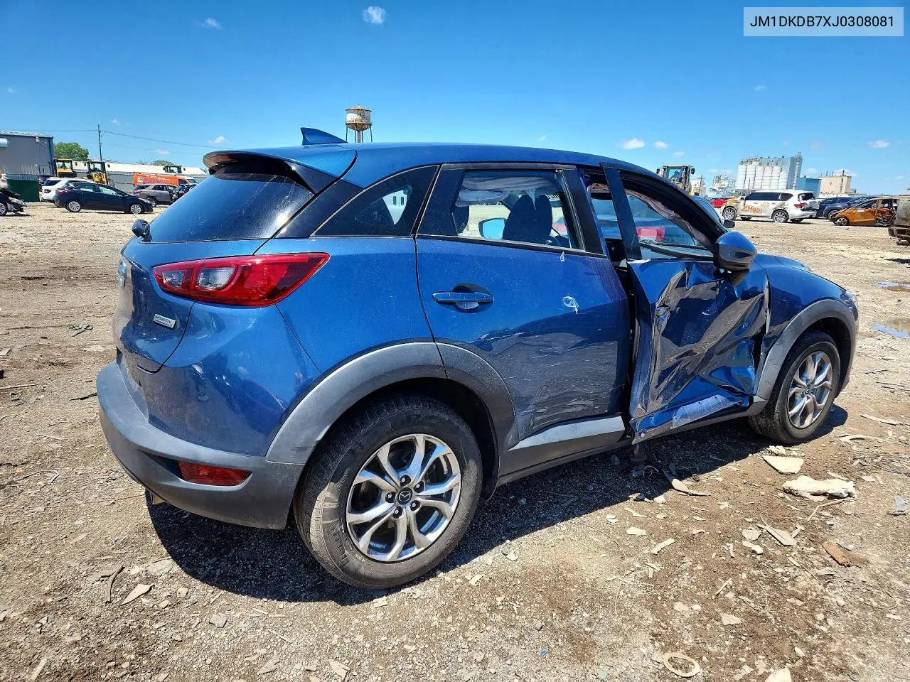 2018 Mazda Cx-3 Sport VIN: JM1DKDB7XJ0308081 Lot: 56620056