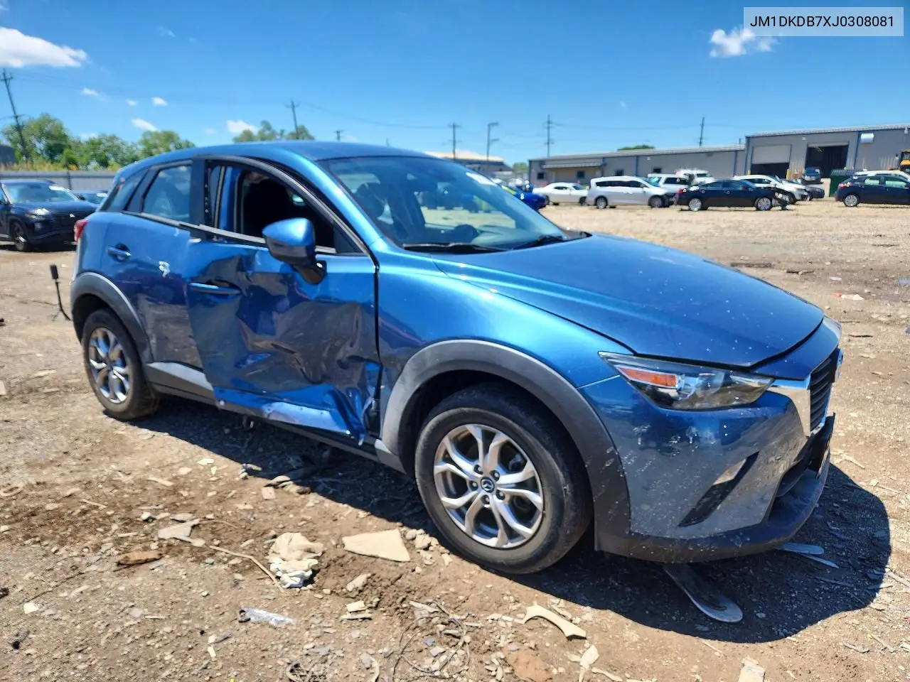 2018 Mazda Cx-3 Sport VIN: JM1DKDB7XJ0308081 Lot: 56620056