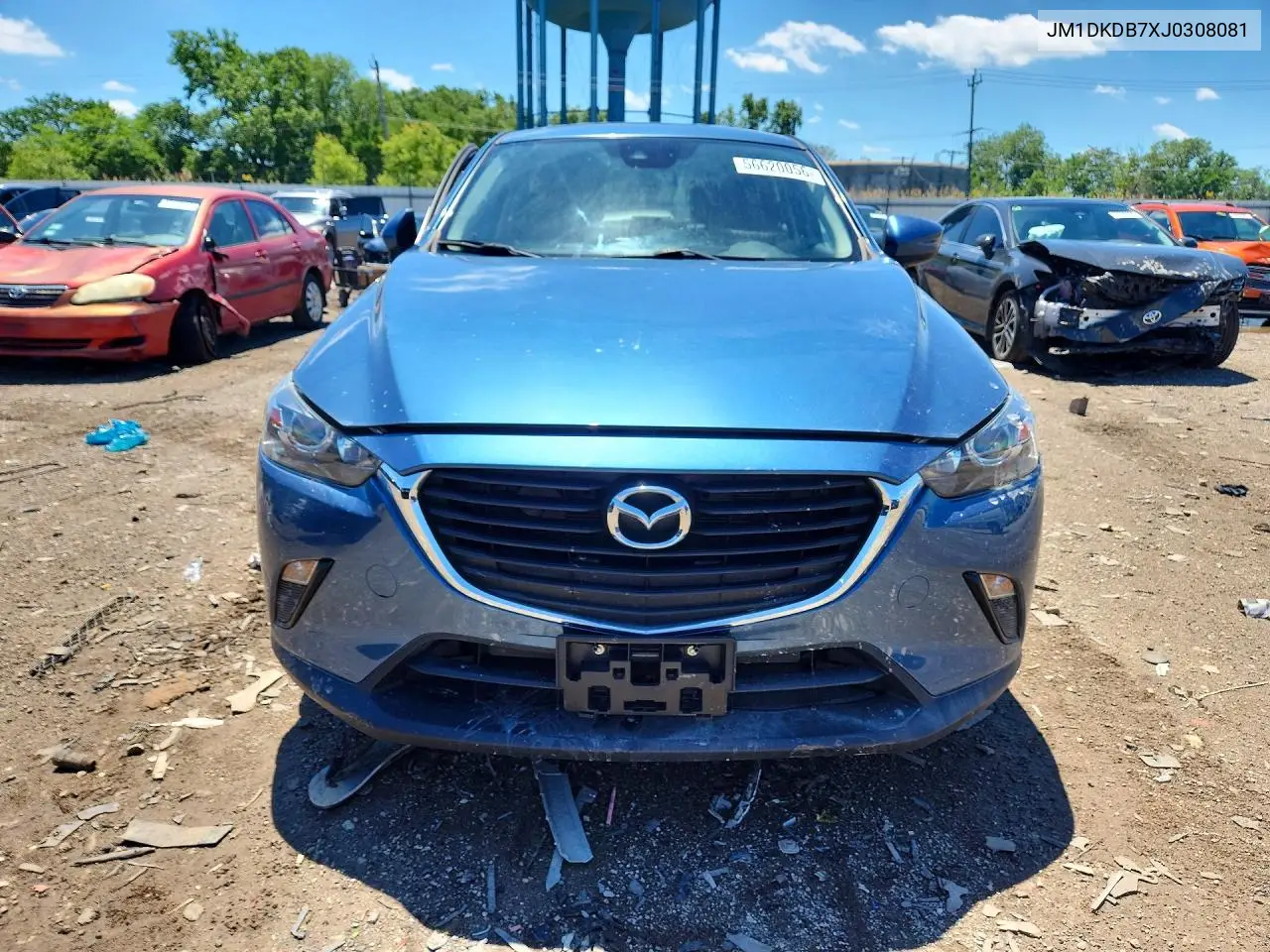 2018 Mazda Cx-3 Sport VIN: JM1DKDB7XJ0308081 Lot: 56620056
