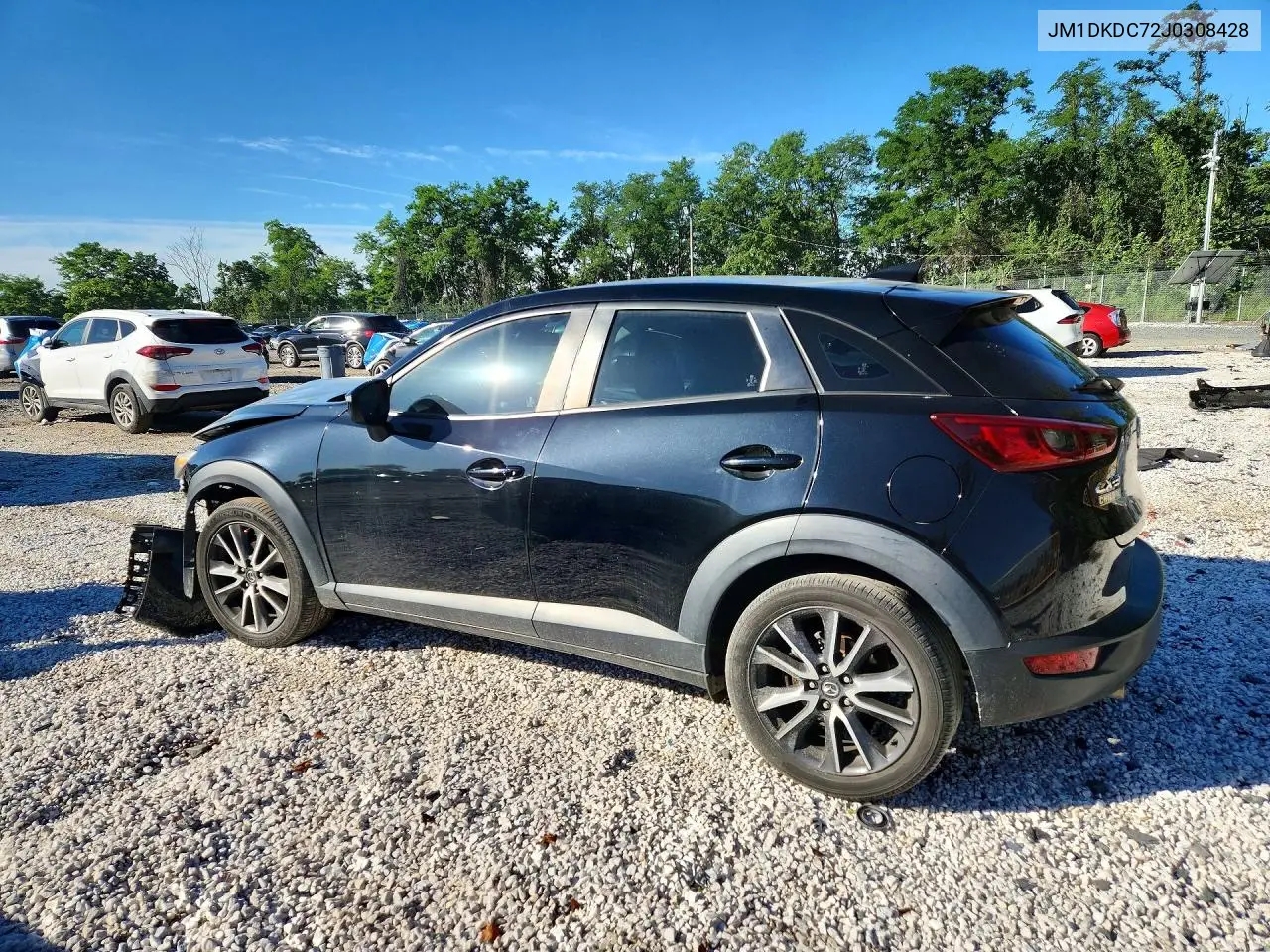 2018 Mazda Cx-3 Touring VIN: JM1DKDC72J0308428 Lot: 56742546