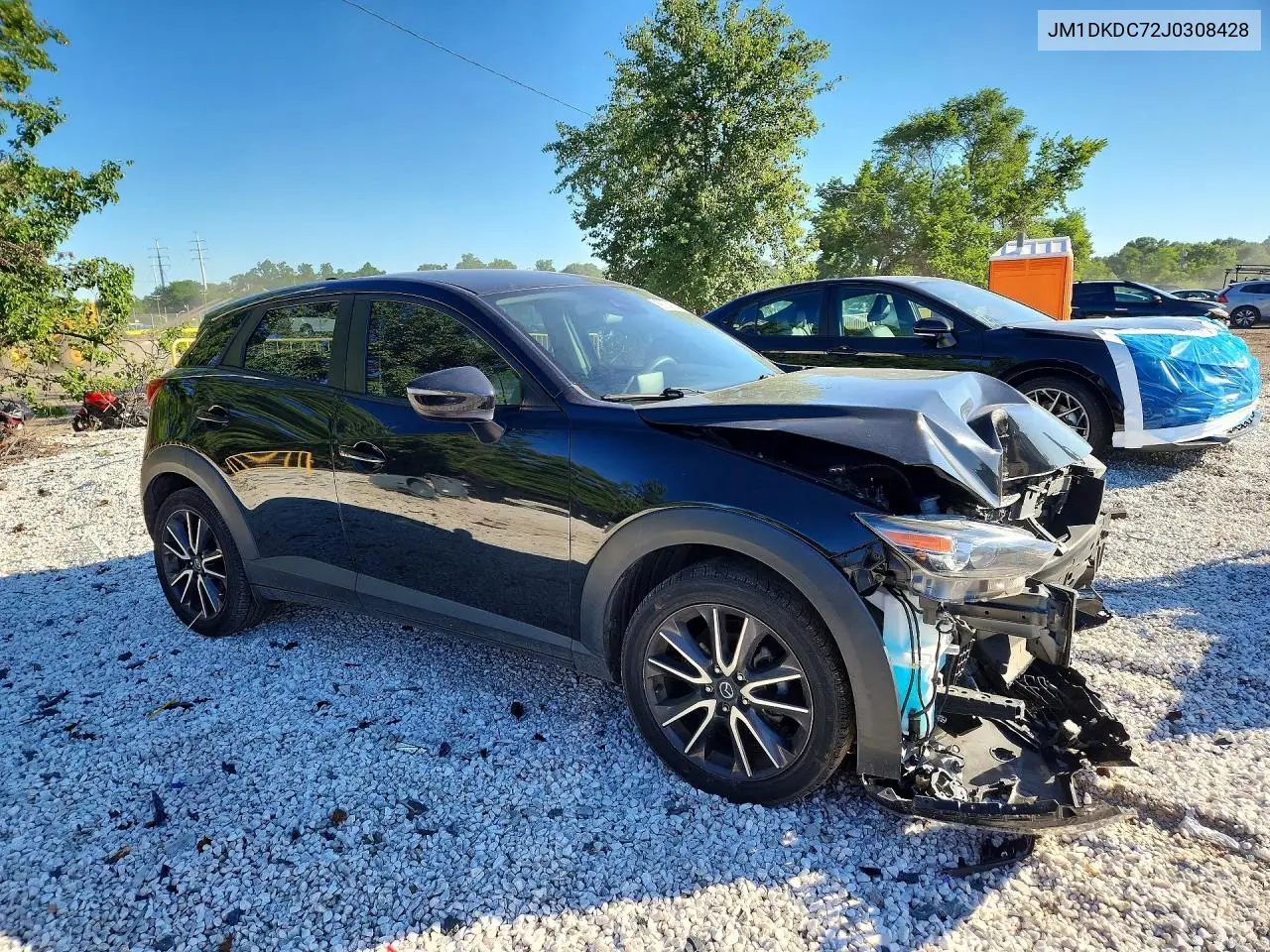 2018 Mazda Cx-3 Touring VIN: JM1DKDC72J0308428 Lot: 56742546