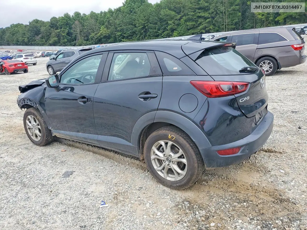 2018 Mazda Cx-3 Sport VIN: JM1DKFB7XJ0314497 Lot: 60020936