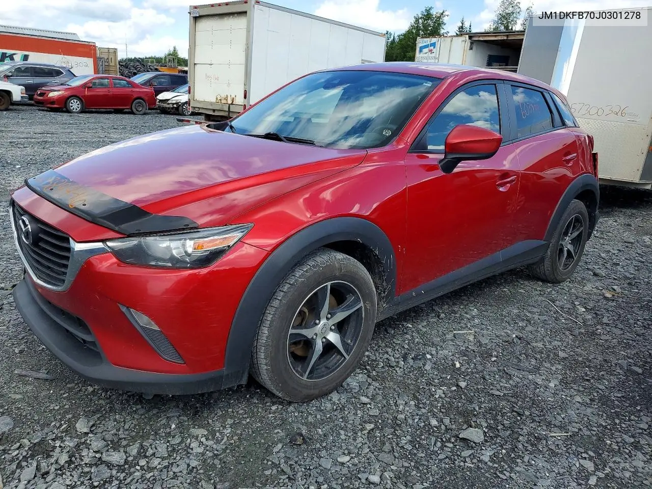 2018 Mazda Cx-3 Sport VIN: JM1DKFB70J0301278 Lot: 60389946