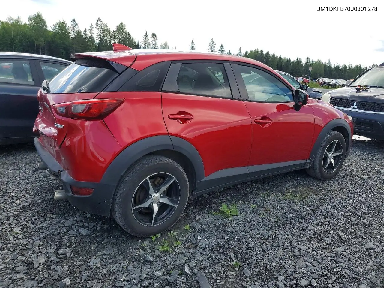 2018 Mazda Cx-3 Sport VIN: JM1DKFB70J0301278 Lot: 60389946
