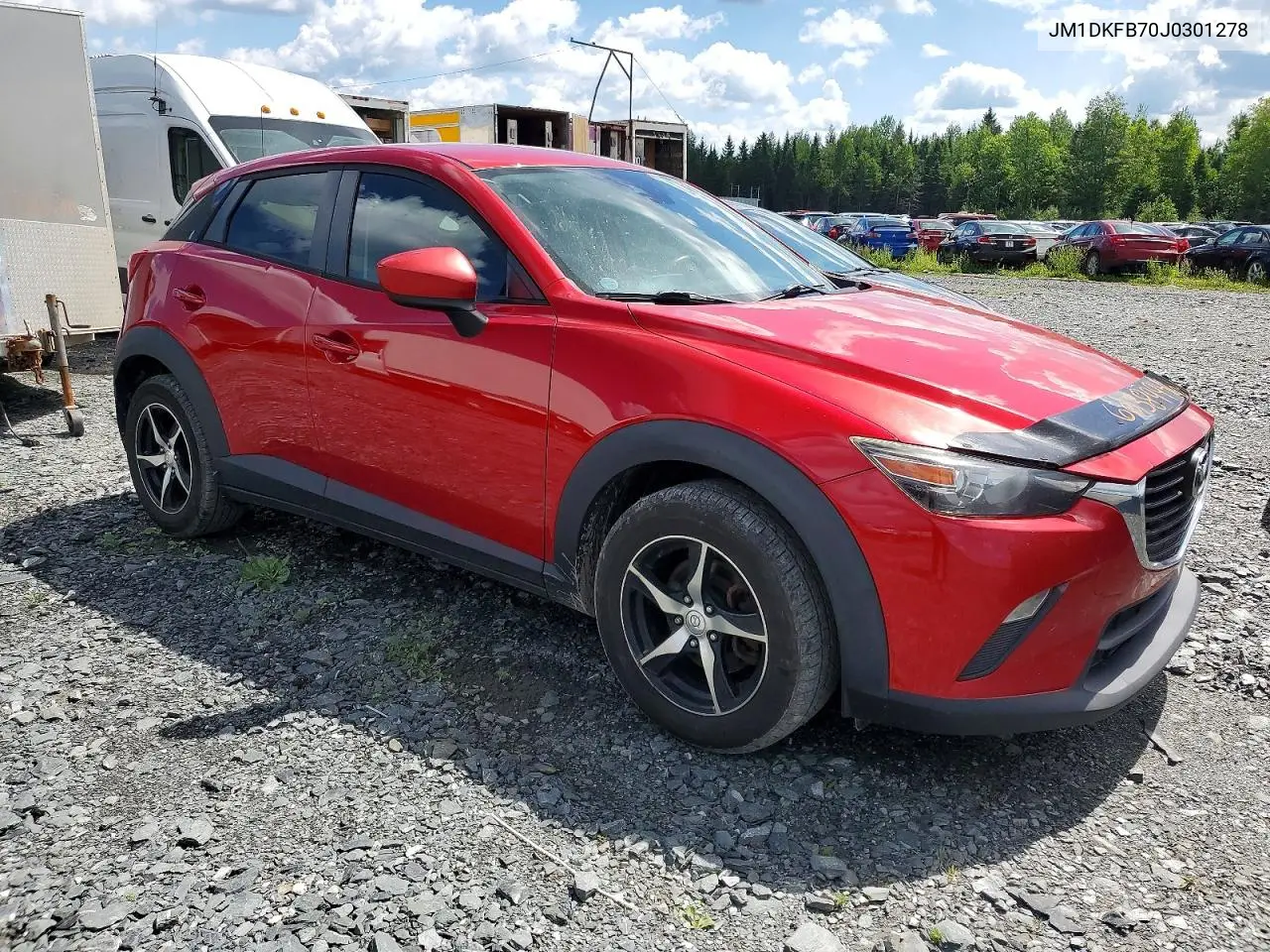 2018 Mazda Cx-3 Sport VIN: JM1DKFB70J0301278 Lot: 60389946