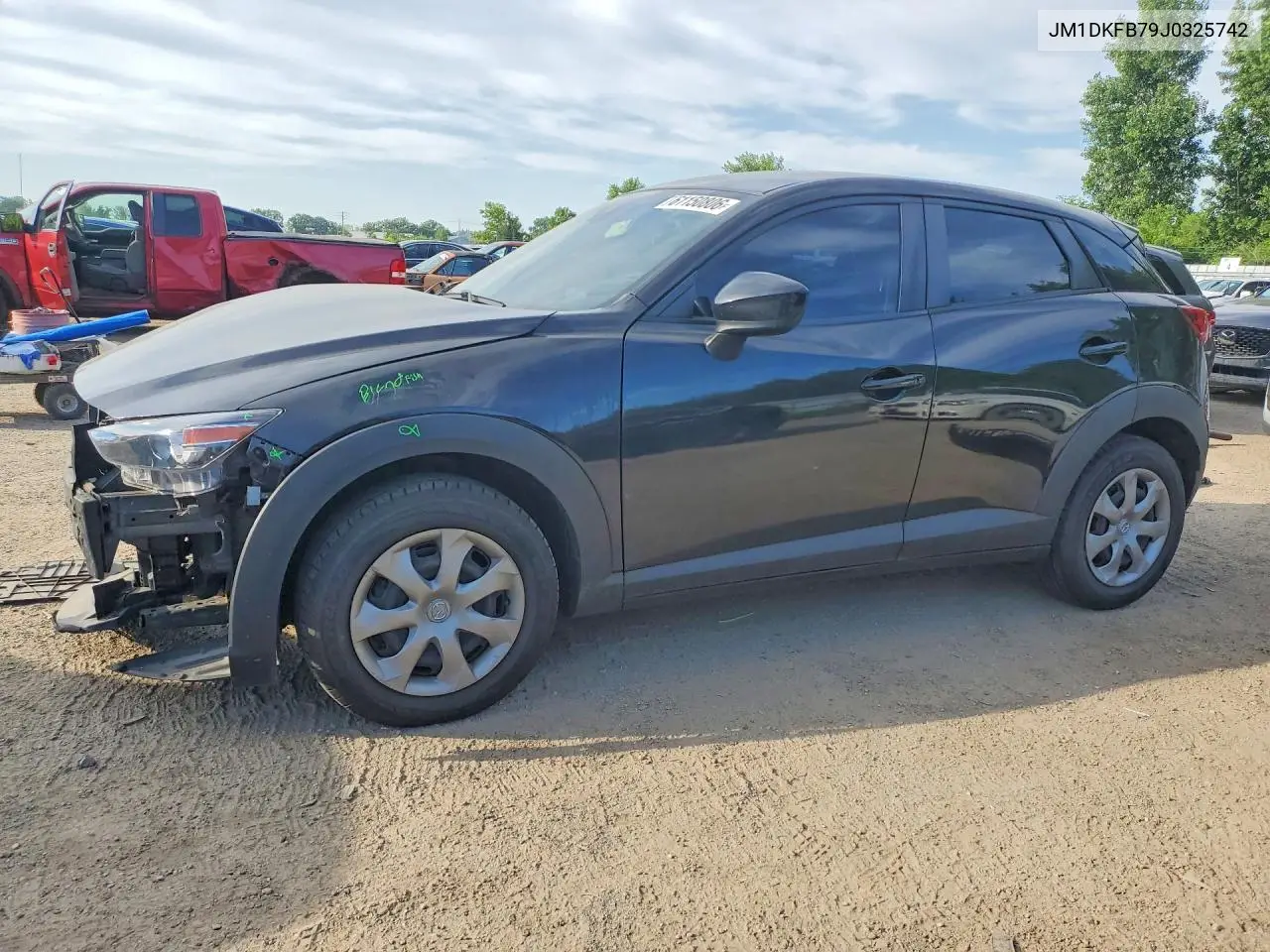 2018 Mazda Cx-3 Sport VIN: JM1DKFB79J0325742 Lot: 61150806