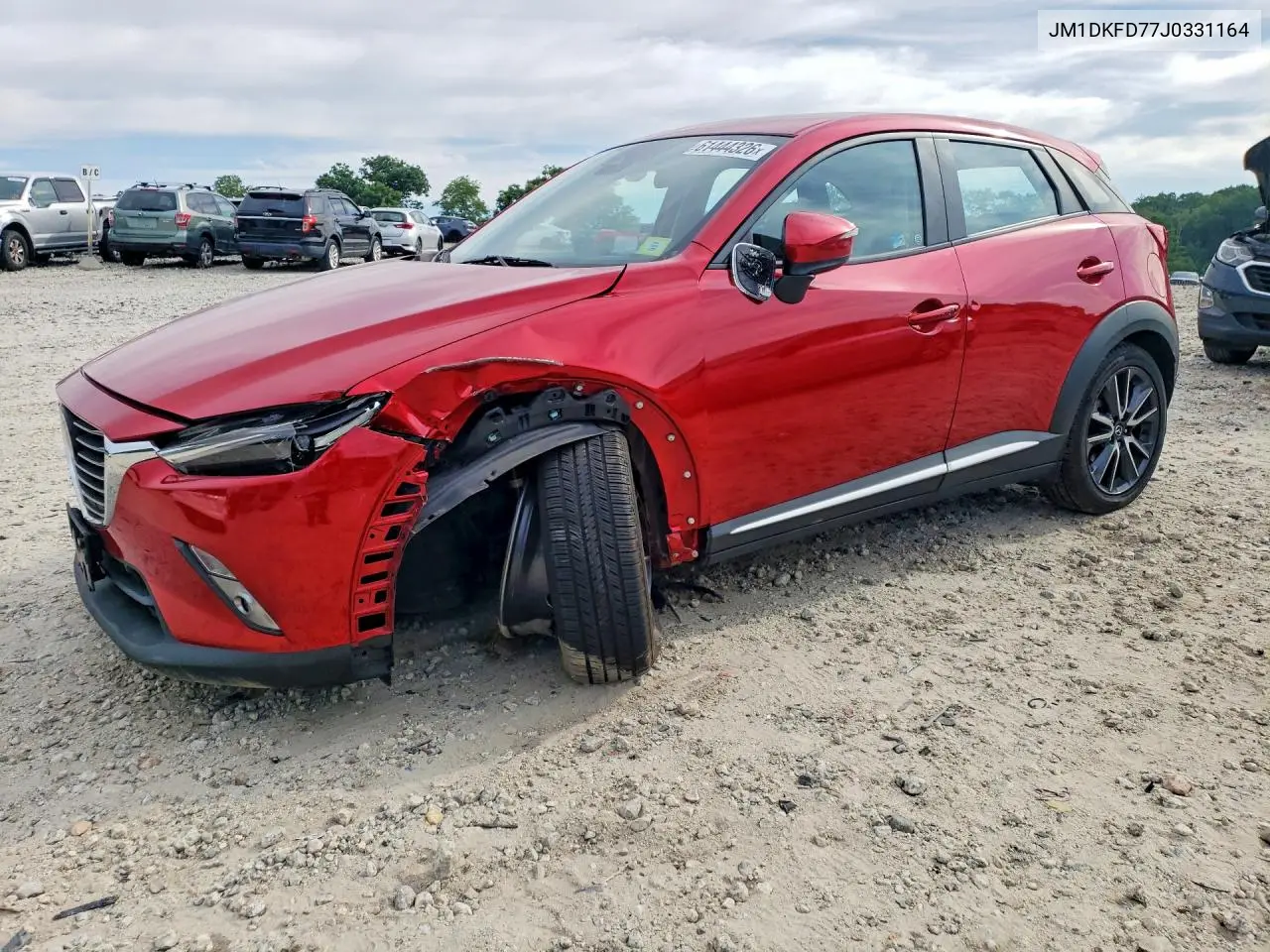 2018 Mazda Cx-3 Grand Touring VIN: JM1DKFD77J0331164 Lot: 61444326