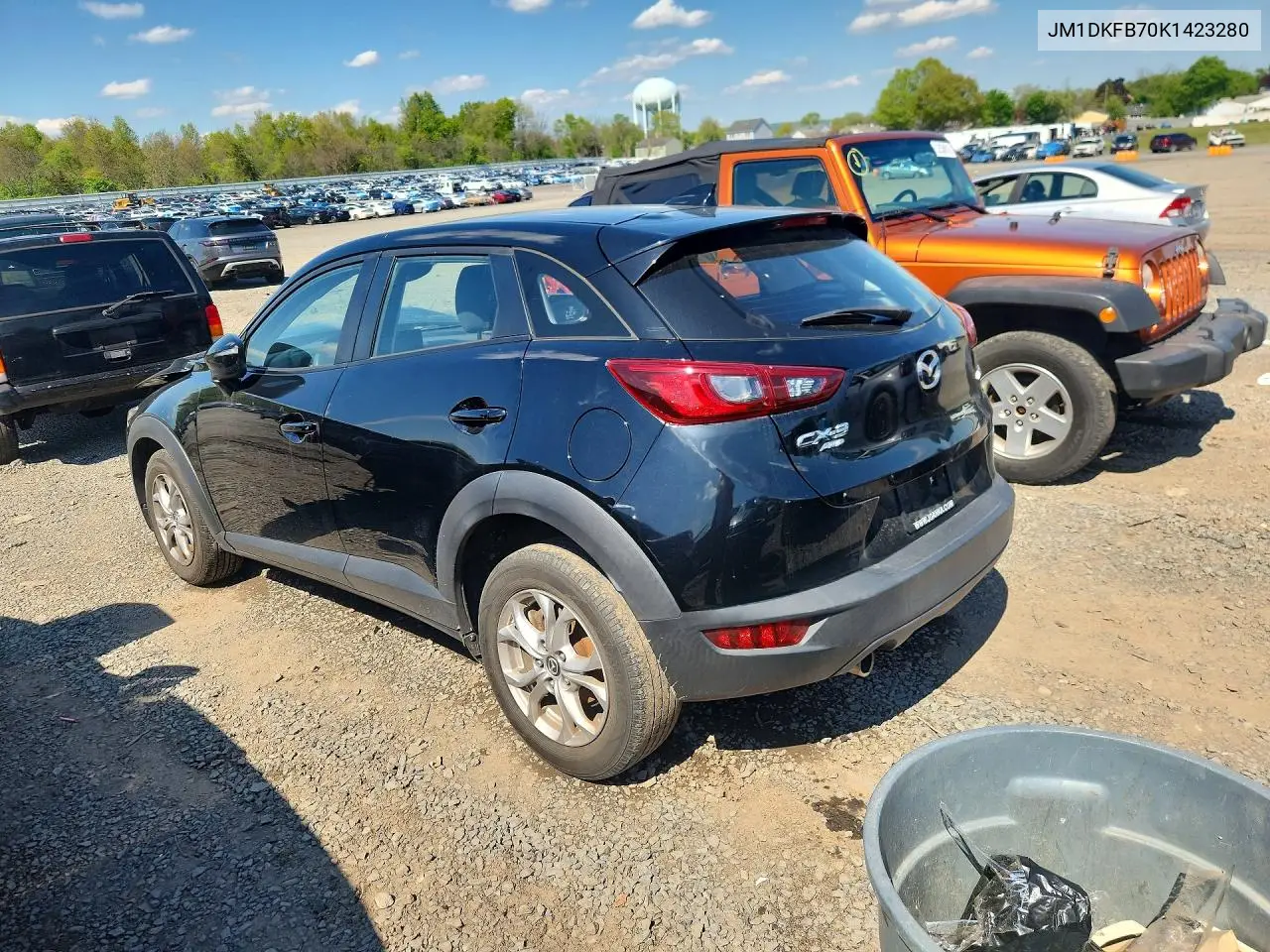 2019 Mazda Cx-3 Sport VIN: JM1DKFB70K1423280 Lot: 49878326