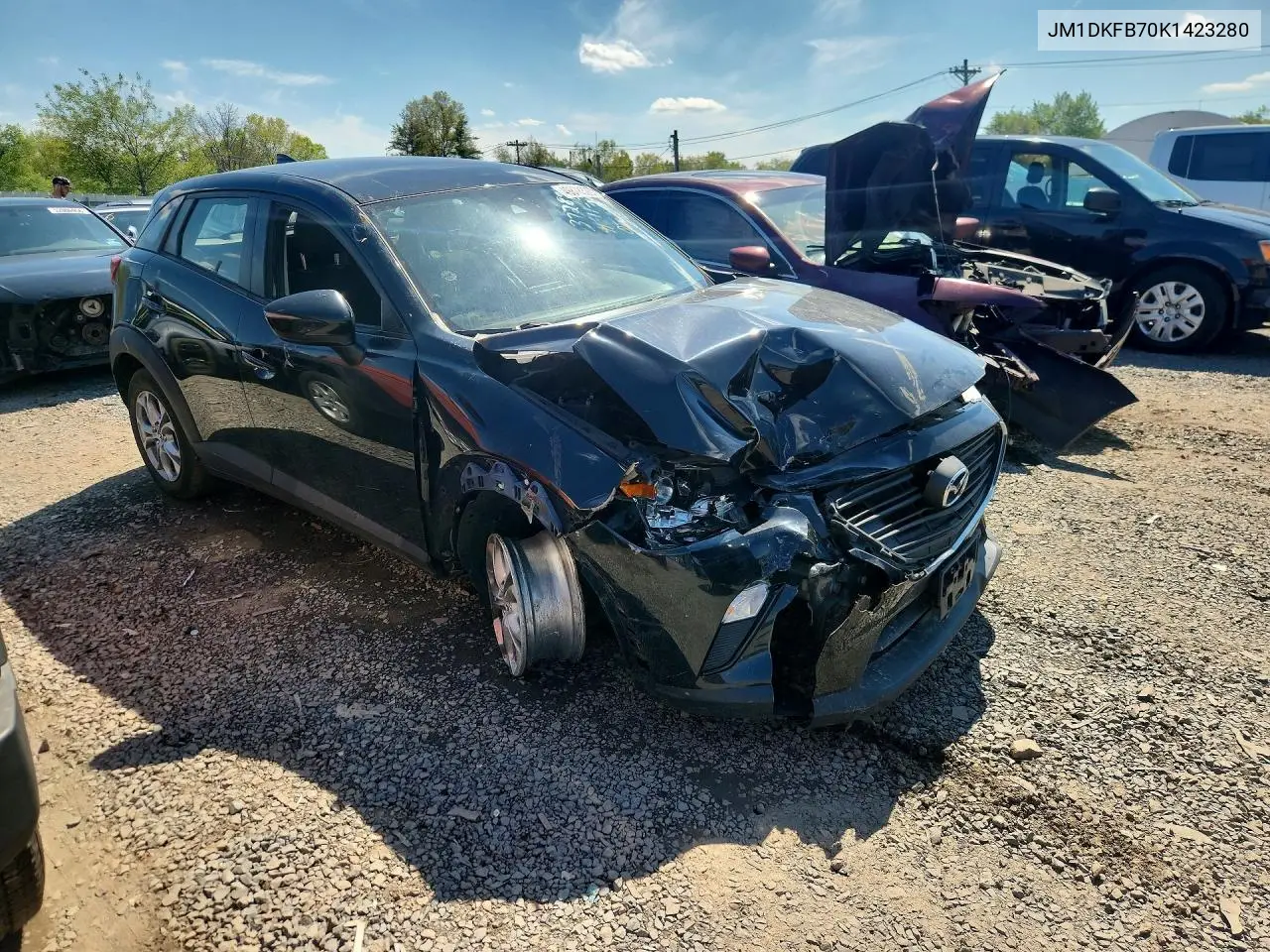 2019 Mazda Cx-3 Sport VIN: JM1DKFB70K1423280 Lot: 49878326