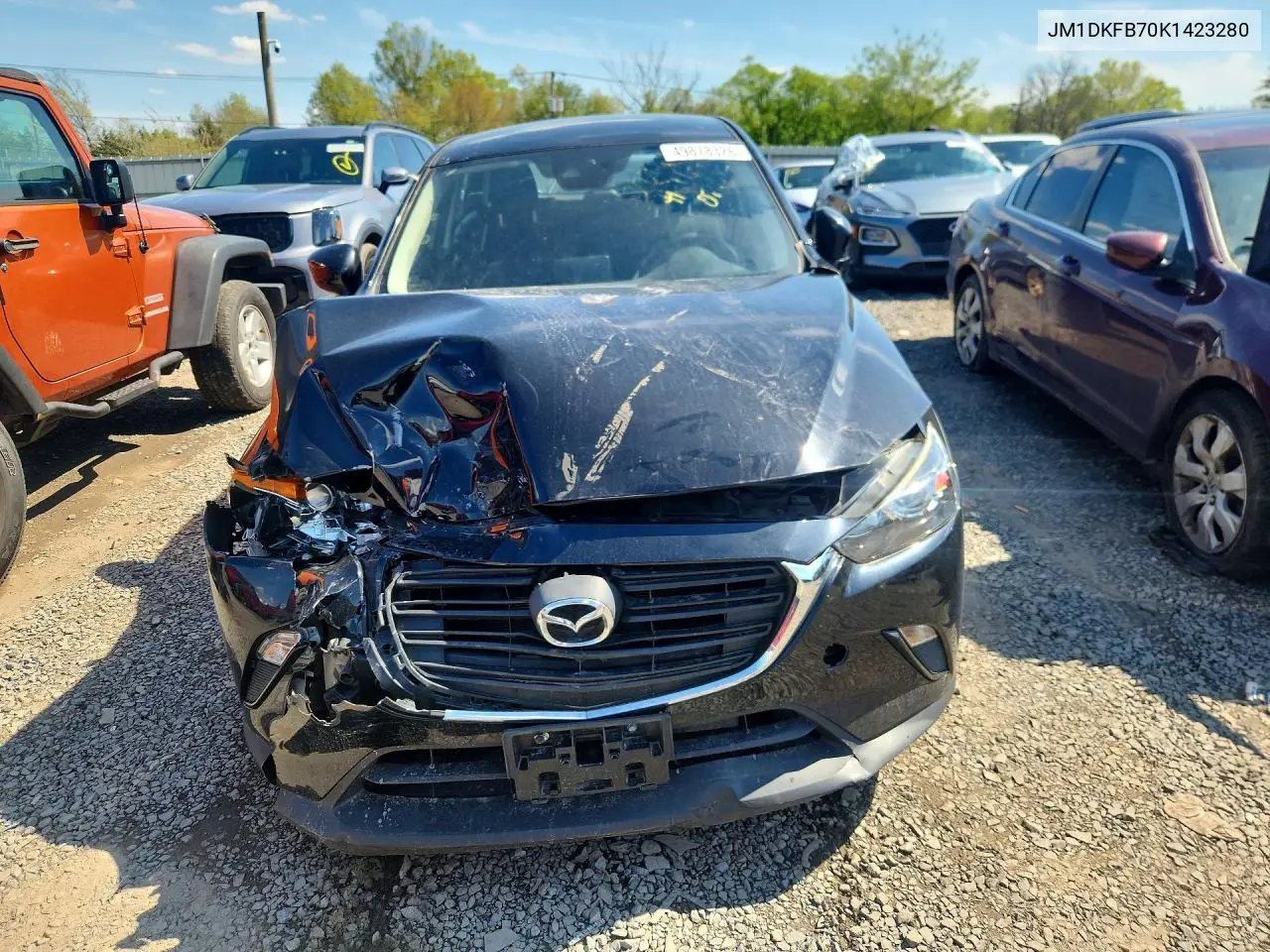 2019 Mazda Cx-3 Sport VIN: JM1DKFB70K1423280 Lot: 49878326