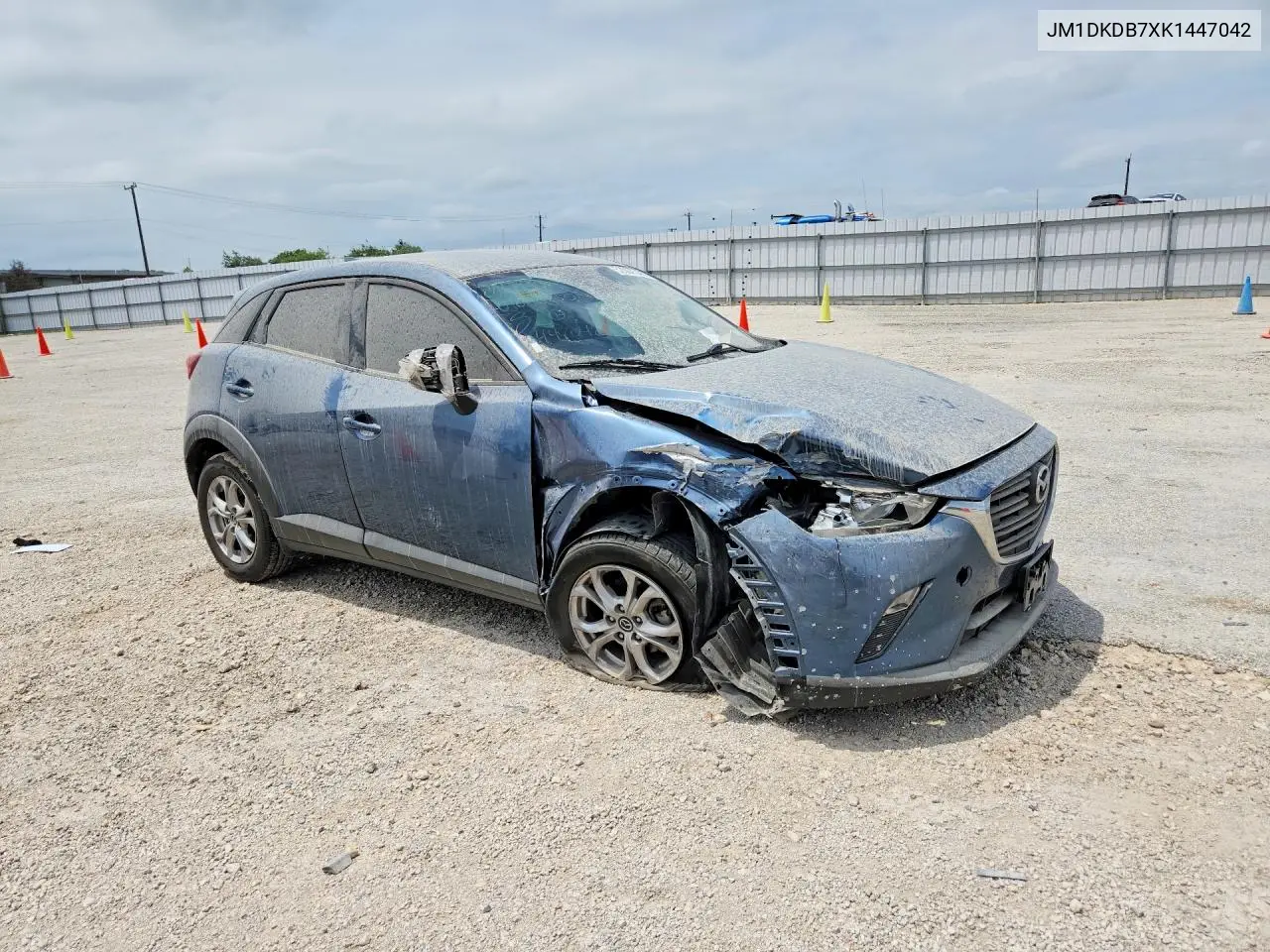2019 Mazda Cx-3 Sport VIN: JM1DKDB7XK1447042 Lot: 52067546