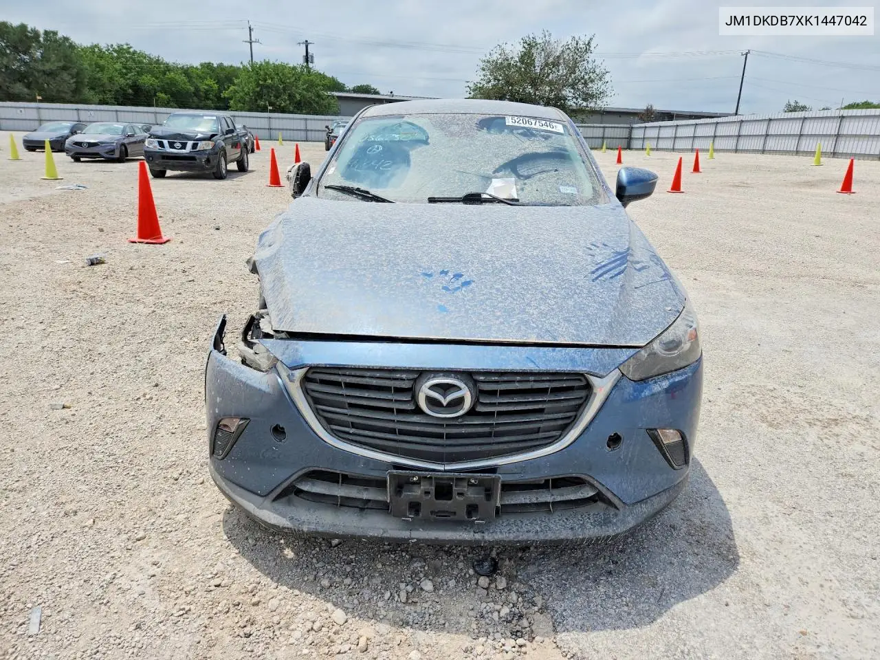 2019 Mazda Cx-3 Sport VIN: JM1DKDB7XK1447042 Lot: 52067546
