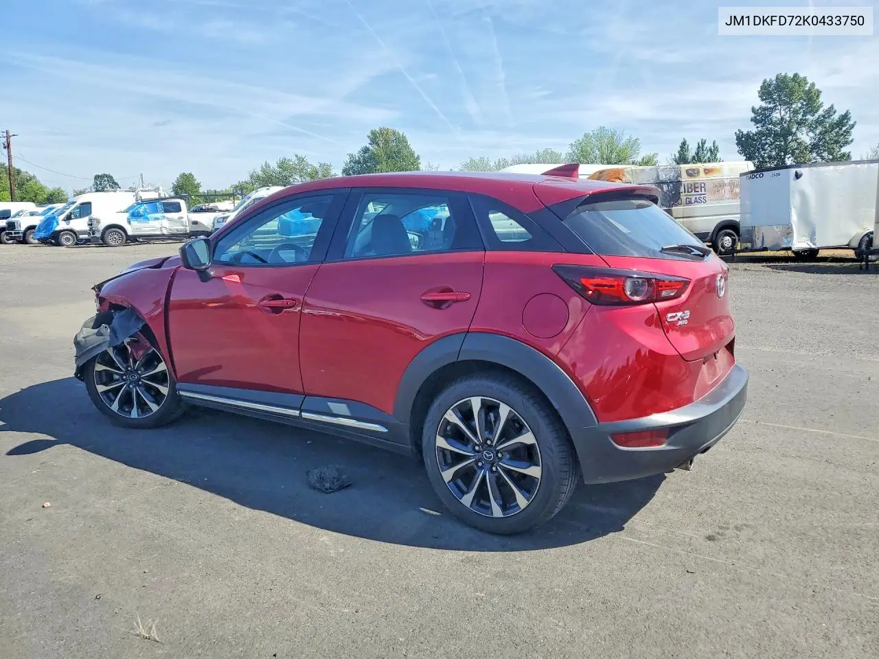 2019 Mazda Cx-3 Grand Touring VIN: JM1DKFD72K0433750 Lot: 54643006