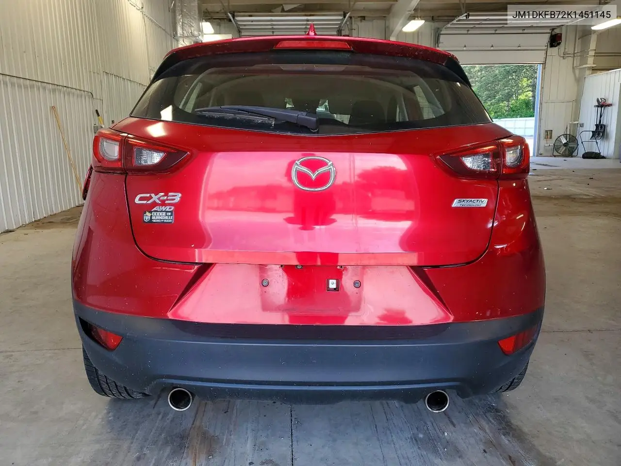 2019 Mazda Cx-3 Sport VIN: JM1DKFB72K1451145 Lot: 56088676