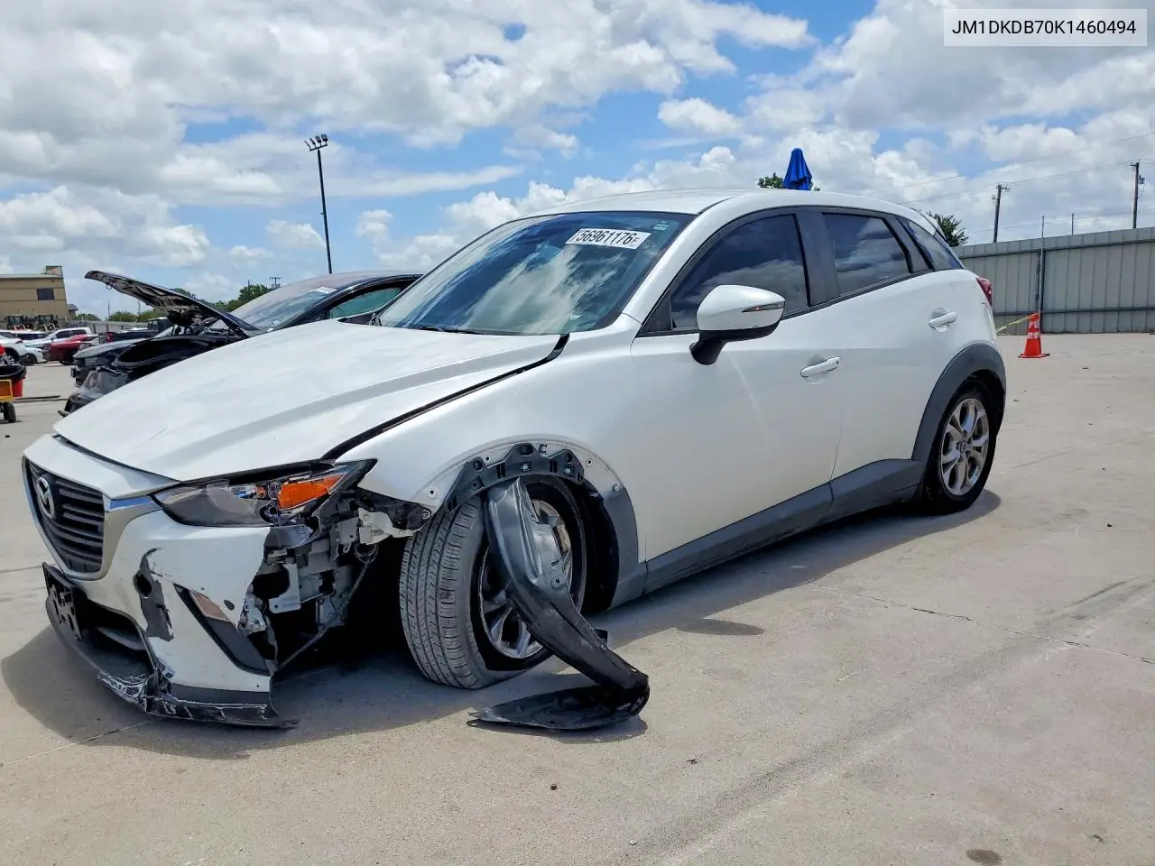 2019 Mazda Cx-3 Sport VIN: JM1DKDB70K1460494 Lot: 56961176