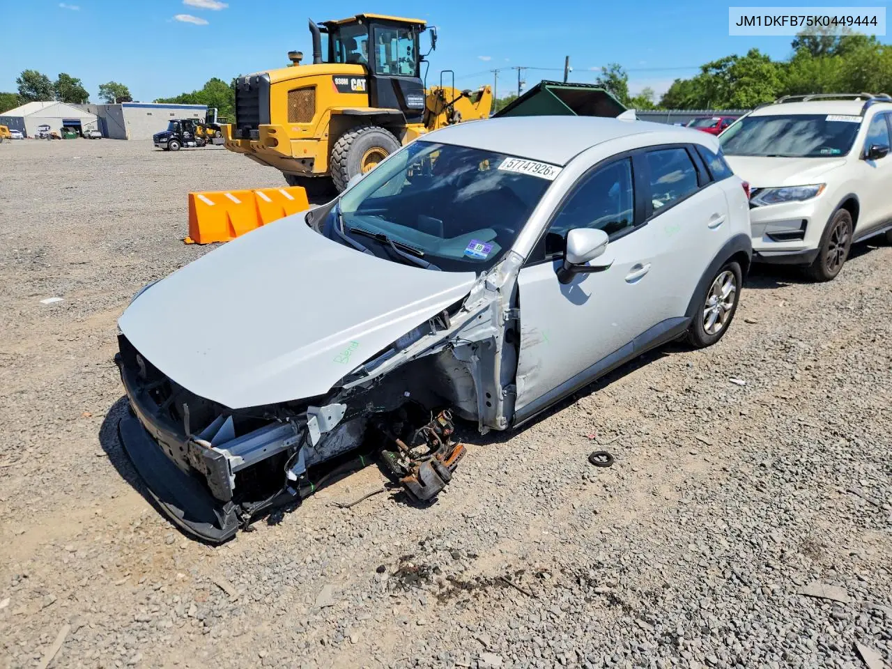 2019 Mazda Cx-3 Sport VIN: JM1DKFB75K0449444 Lot: 57747926