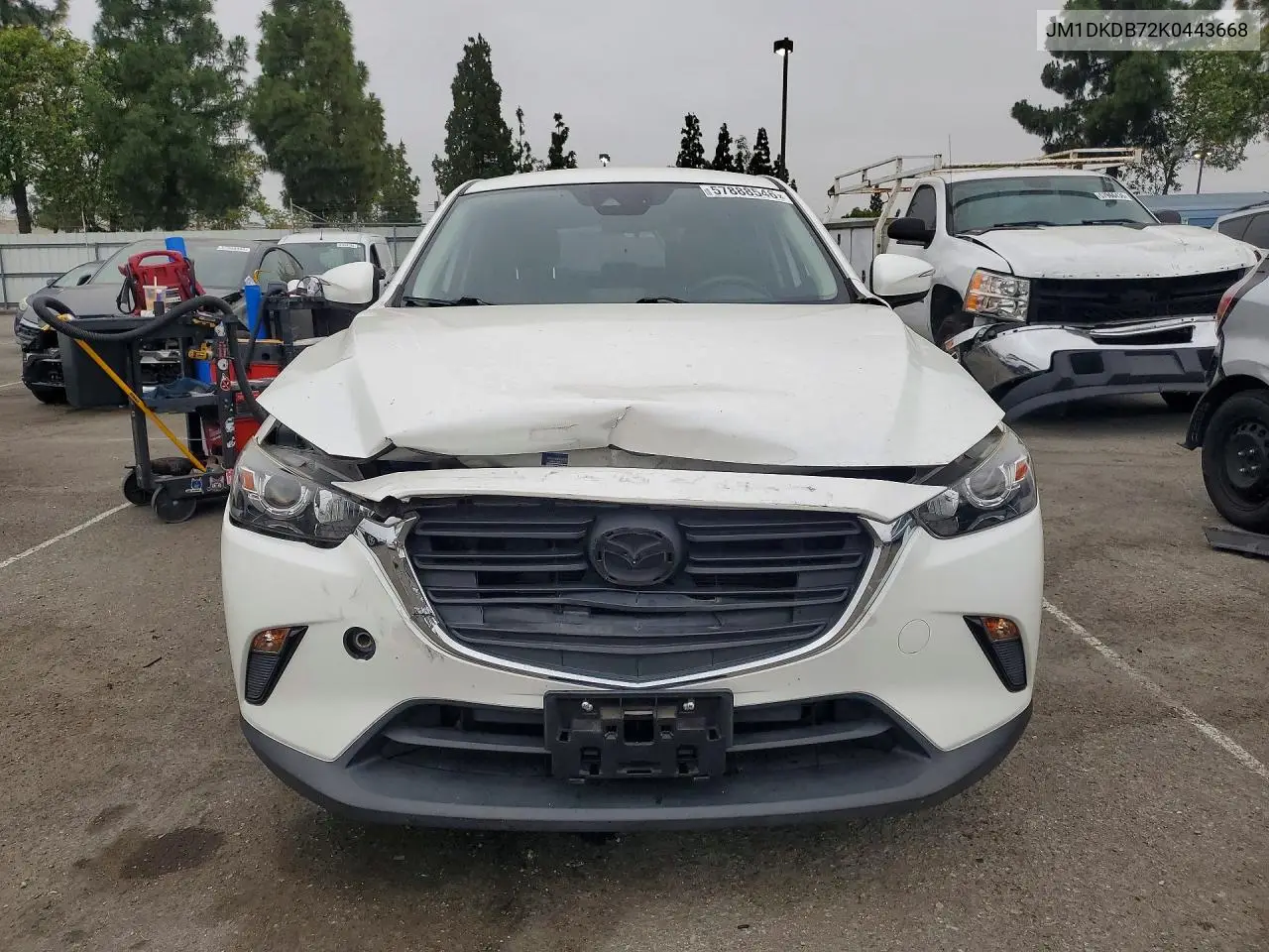 2019 Mazda Cx-3 Sport VIN: JM1DKDB72K0443668 Lot: 57888546