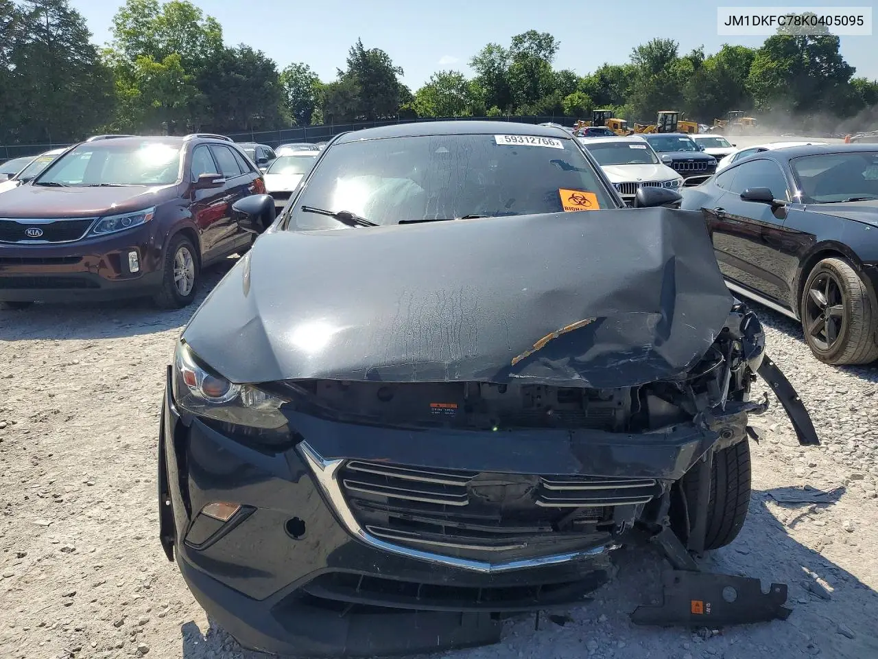 2019 Mazda Cx-3 Touring VIN: JM1DKFC78K0405095 Lot: 59312766