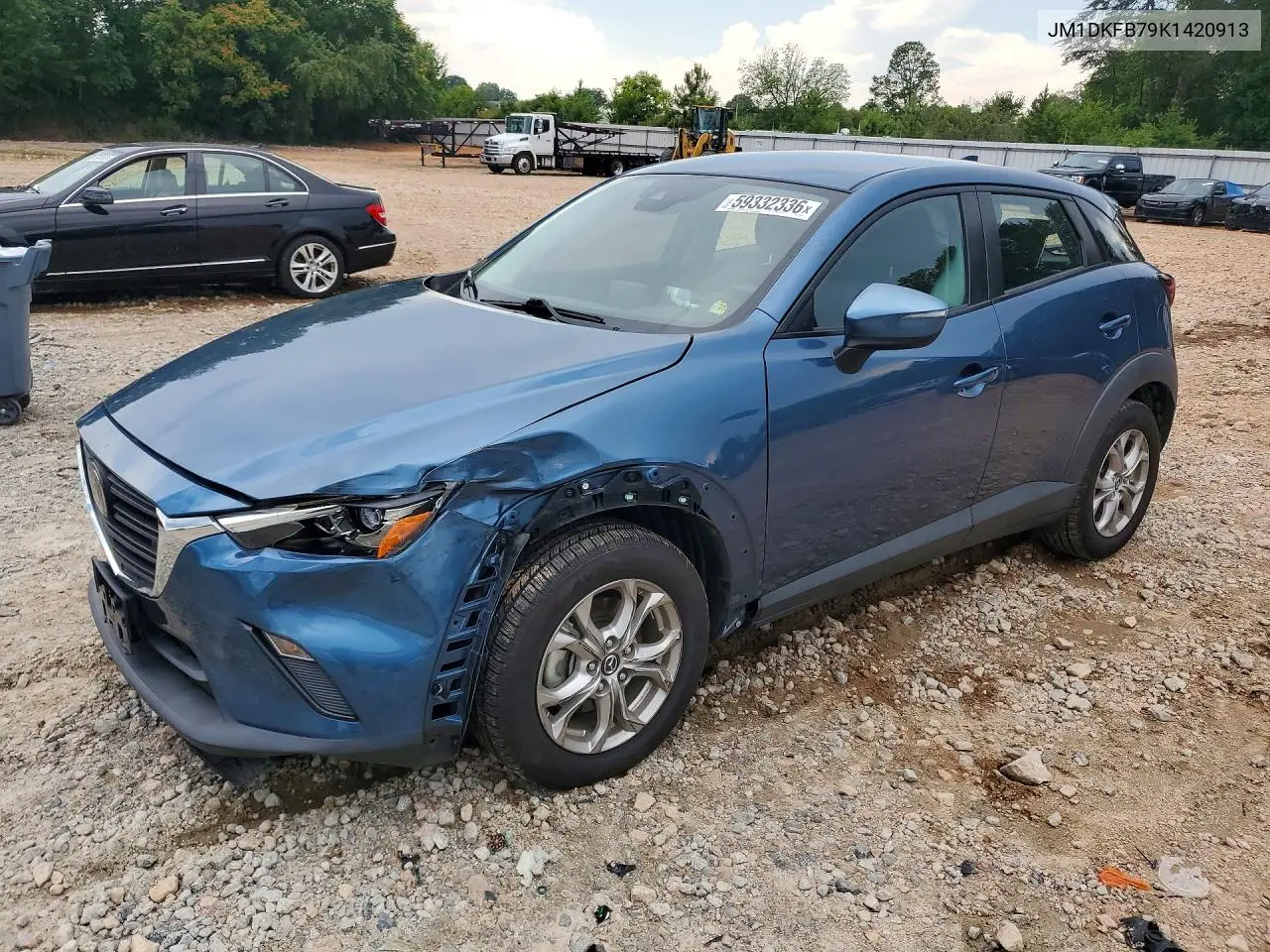2019 Mazda Cx-3 Sport VIN: JM1DKFB79K1420913 Lot: 59332336