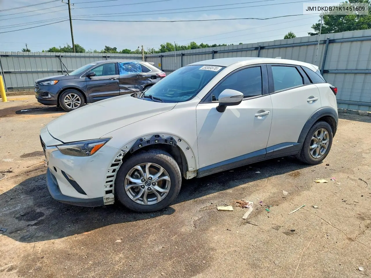 2019 Mazda Cx-3 Sport VIN: JM1DKDB71K1451609 Lot: 59369576