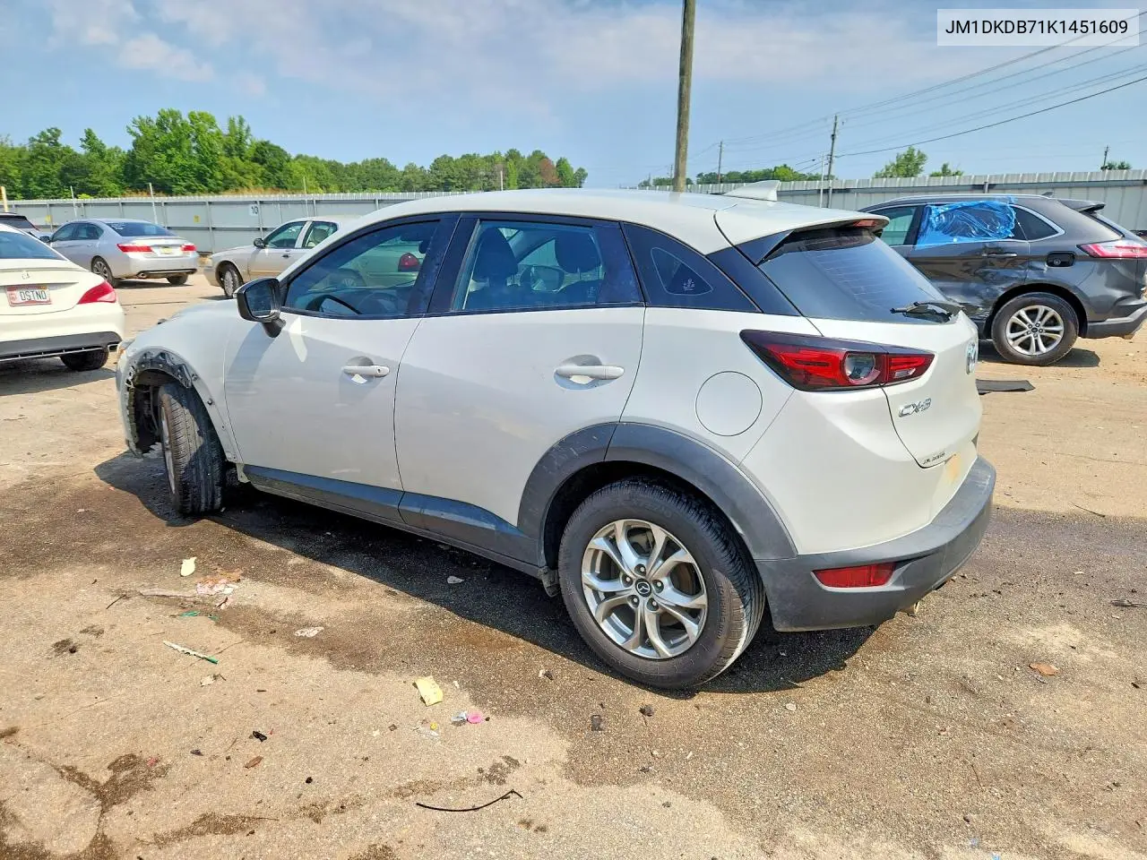 2019 Mazda Cx-3 Sport VIN: JM1DKDB71K1451609 Lot: 59369576