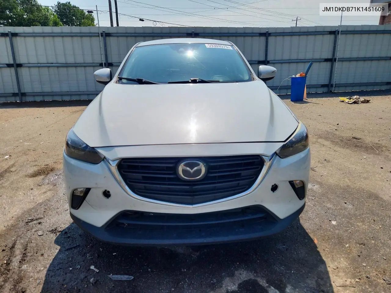 2019 Mazda Cx-3 Sport VIN: JM1DKDB71K1451609 Lot: 59369576