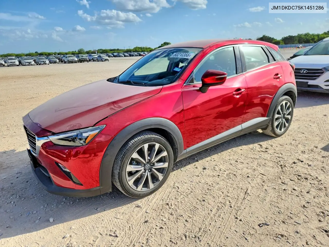 2019 Mazda Cx-3 Touring VIN: JM1DKDC75K1451286 Lot: 60210366