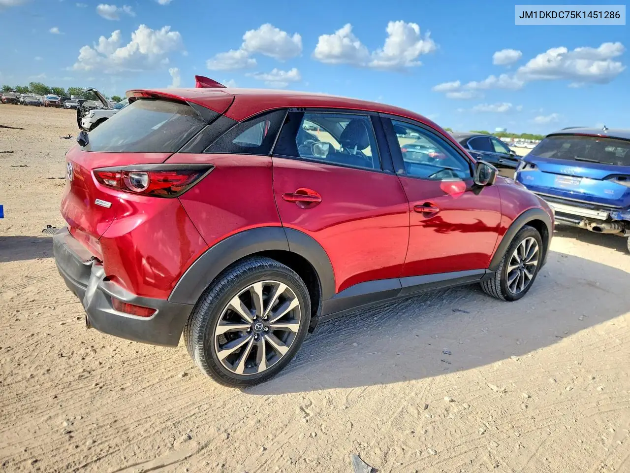 2019 Mazda Cx-3 Touring VIN: JM1DKDC75K1451286 Lot: 60210366