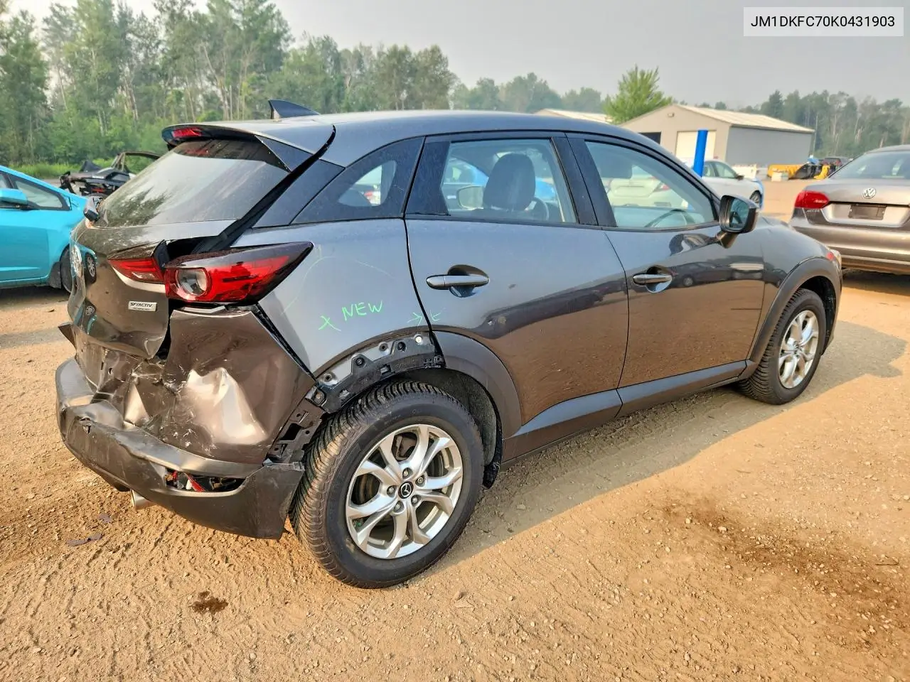 2019 Mazda Cx-3 Touring VIN: JM1DKFC70K0431903 Lot: 60678306