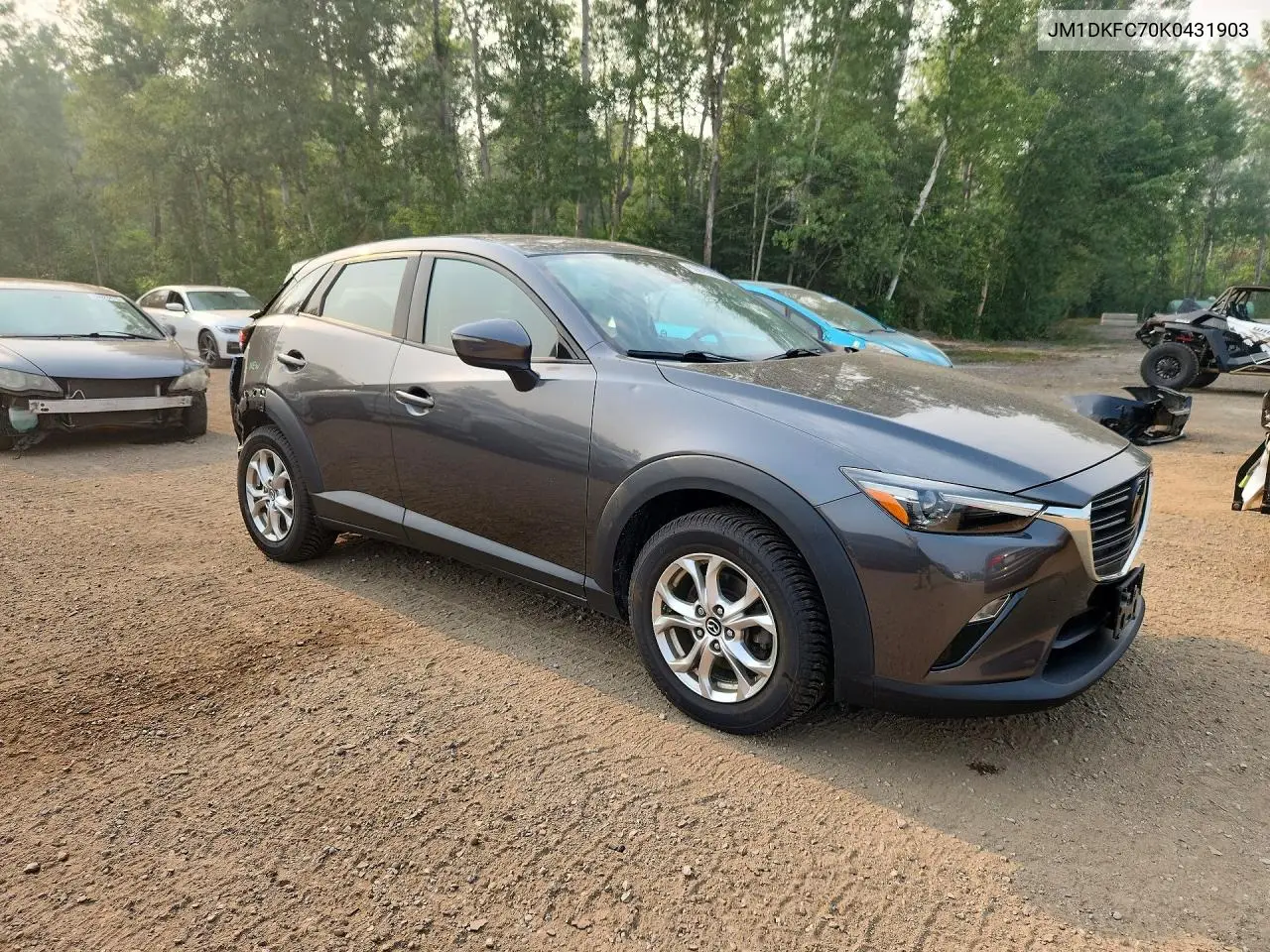 2019 Mazda Cx-3 Touring VIN: JM1DKFC70K0431903 Lot: 60678306