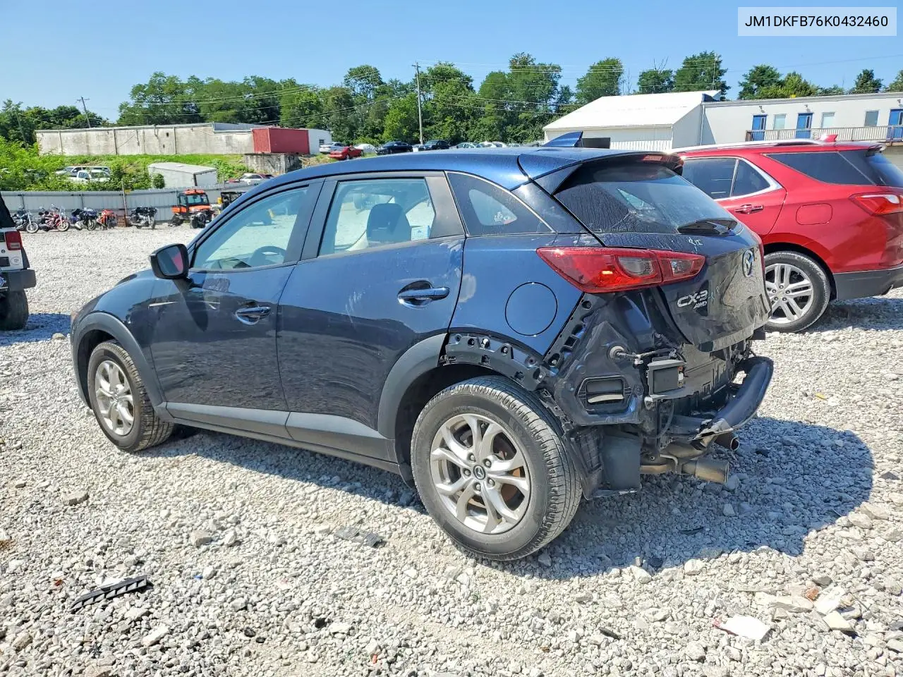 2019 Mazda Cx-3 Sport VIN: JM1DKFB76K0432460 Lot: 60818066
