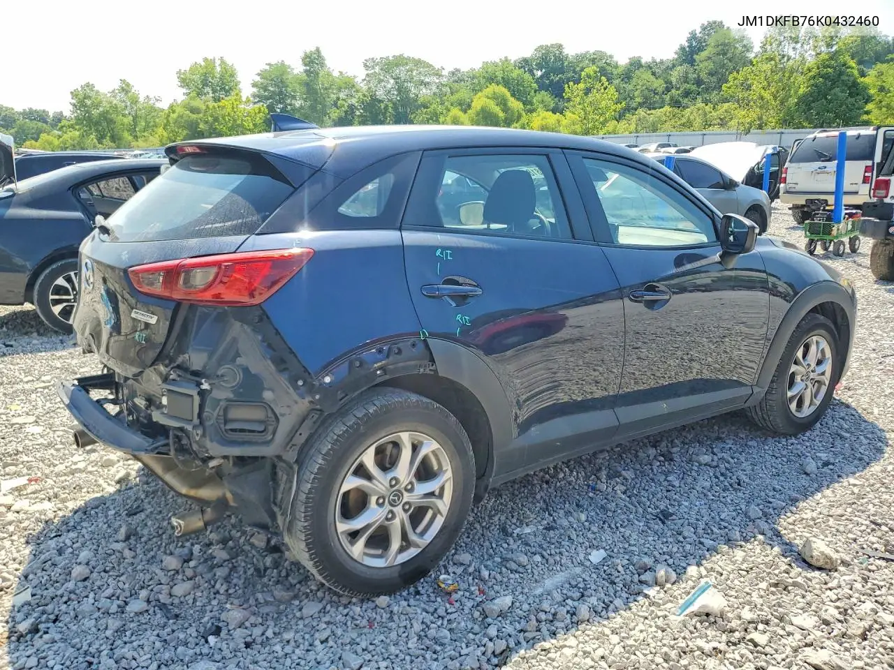 2019 Mazda Cx-3 Sport VIN: JM1DKFB76K0432460 Lot: 60818066