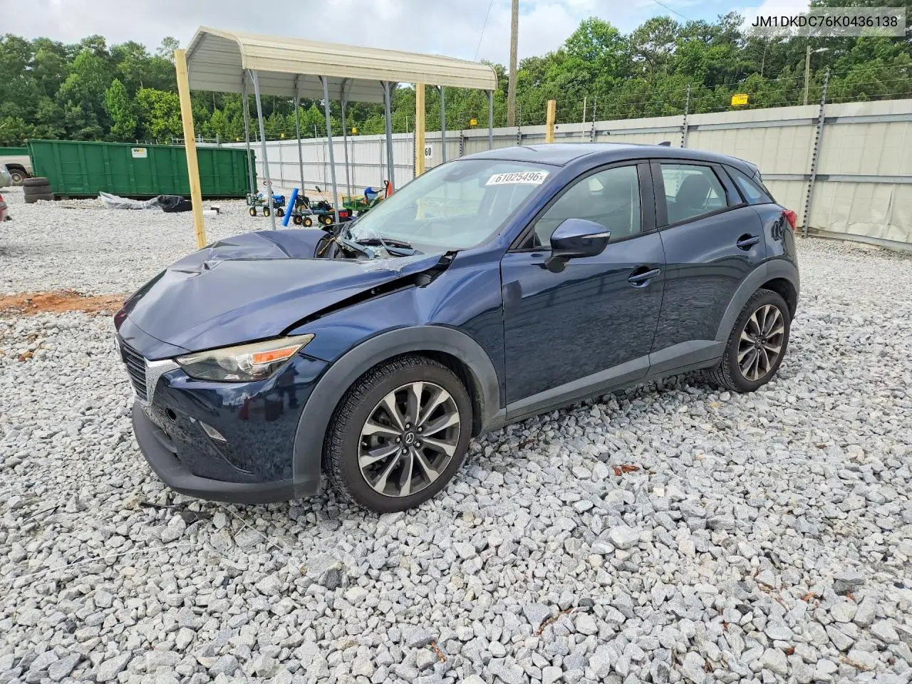 2019 Mazda Cx-3 Touring VIN: JM1DKDC76K0436138 Lot: 61025496