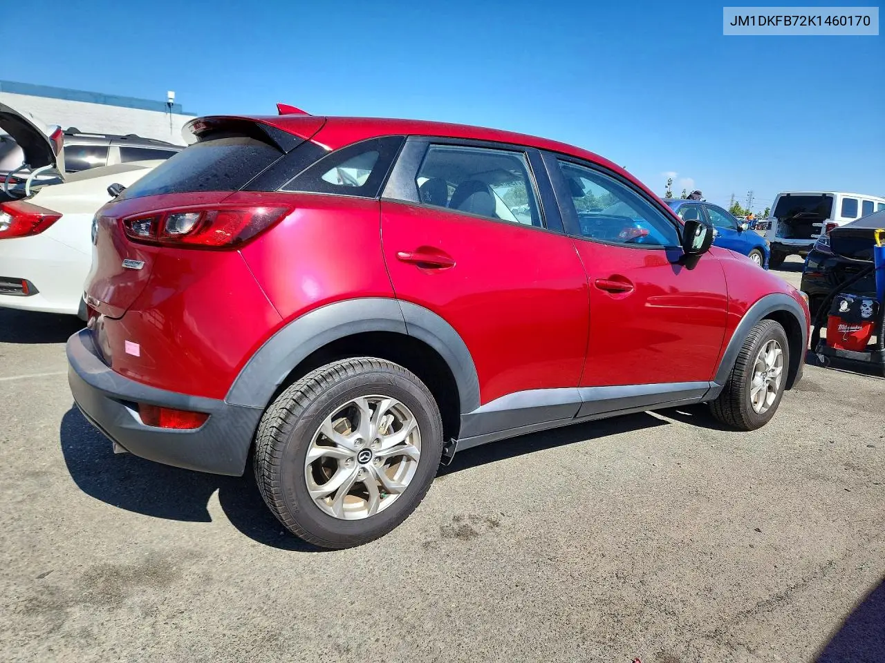 2019 Mazda Cx-3 Sport VIN: JM1DKFB72K1460170 Lot: 61194856