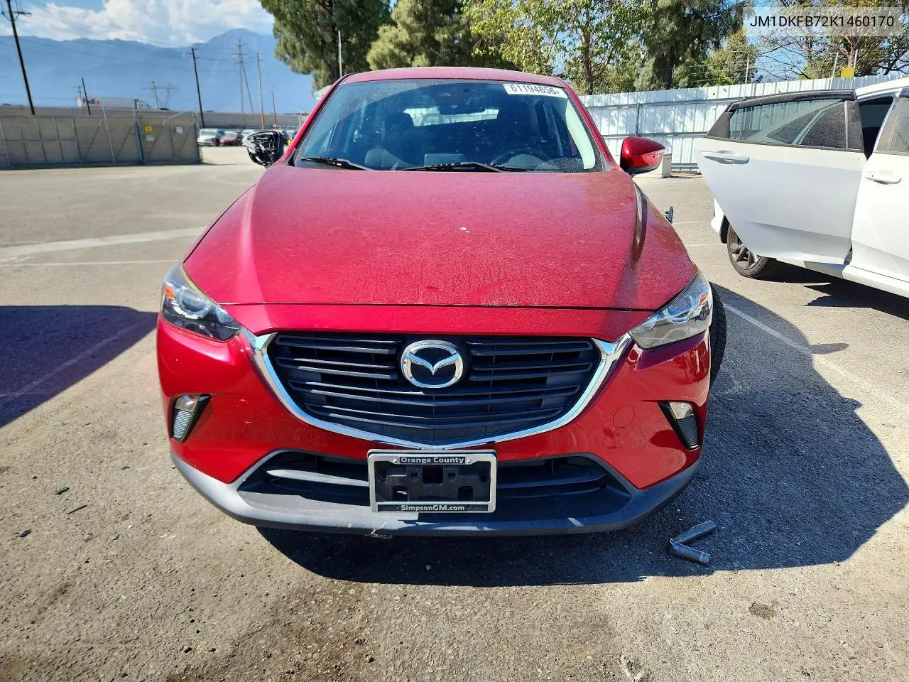 2019 Mazda Cx-3 Sport VIN: JM1DKFB72K1460170 Lot: 61194856