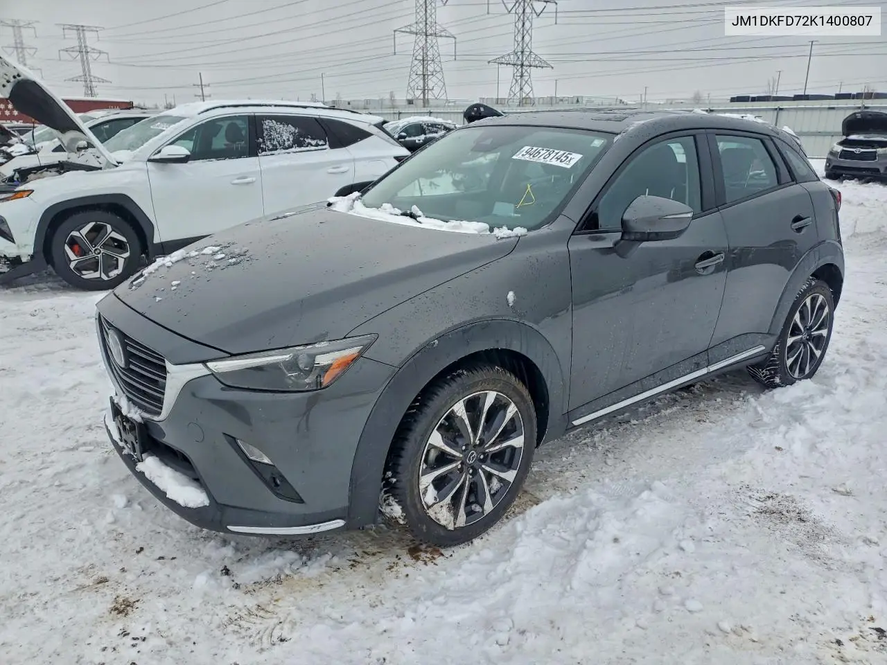 JM1DKFD72K1400807 2019 Mazda Cx-3 Grand Touring