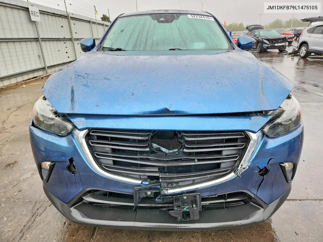 2020 Mazda Cx-3 Sport VIN: JM1DKFB79L1475105 Lot: 52232416