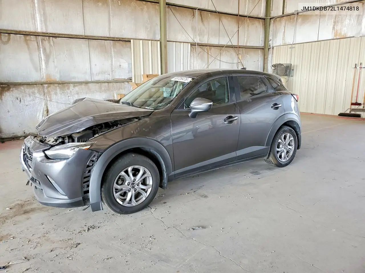 2020 Mazda Cx-3 Sport VIN: JM1DKDB72L1474818 Lot: 53726476