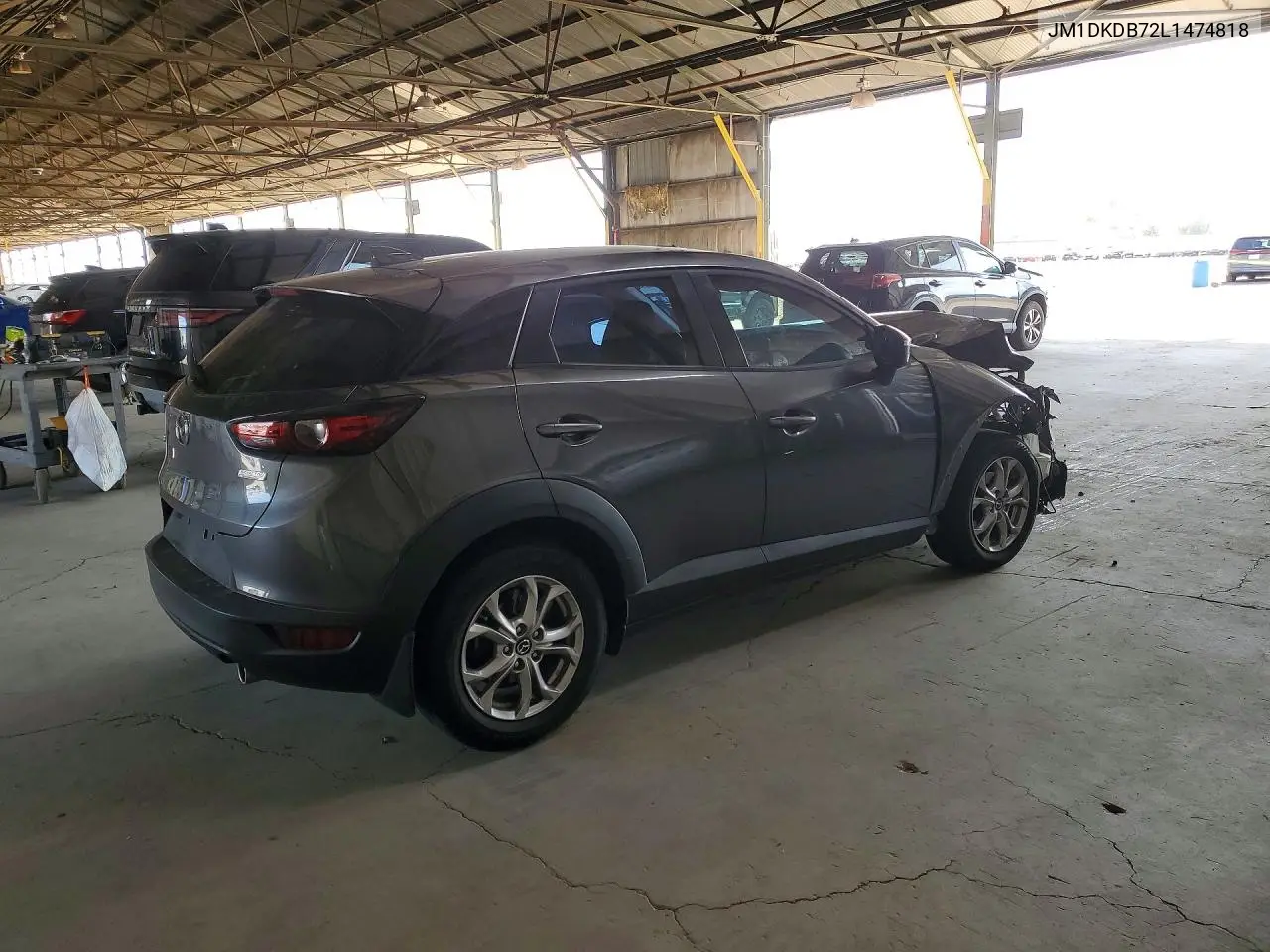 2020 Mazda Cx-3 Sport VIN: JM1DKDB72L1474818 Lot: 53726476
