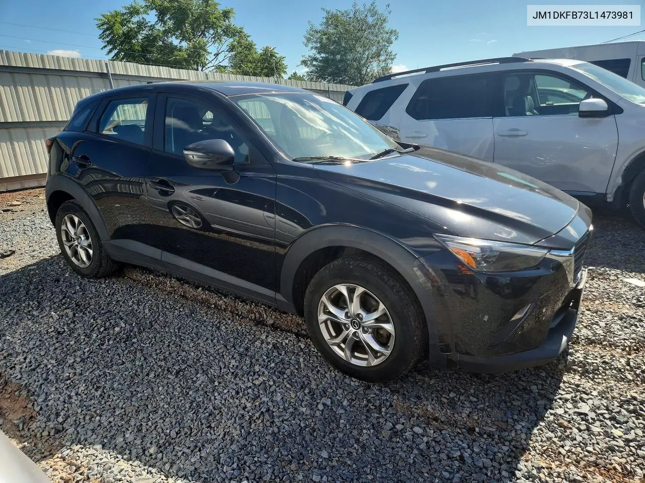 2020 Mazda Cx-3 Sport VIN: JM1DKFB73L1473981 Lot: 60392666
